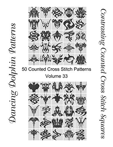 Contrasting Counted Cross Stitch Squares