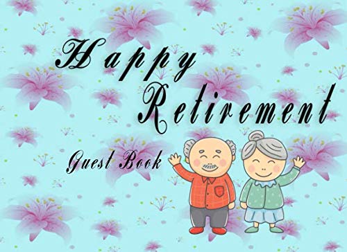 Happy Retirement Guest Book
