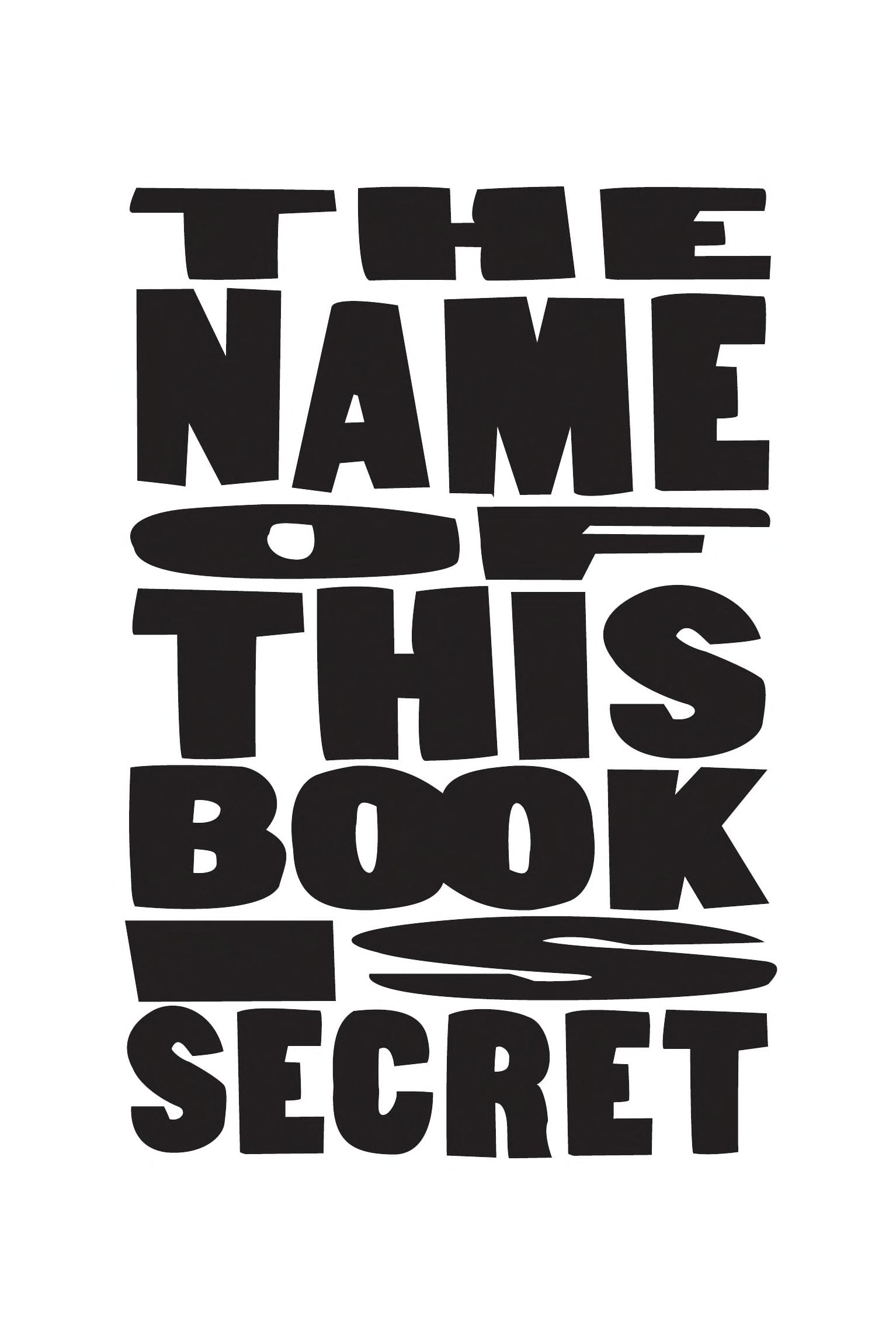 The Name of This Book Is Secret
