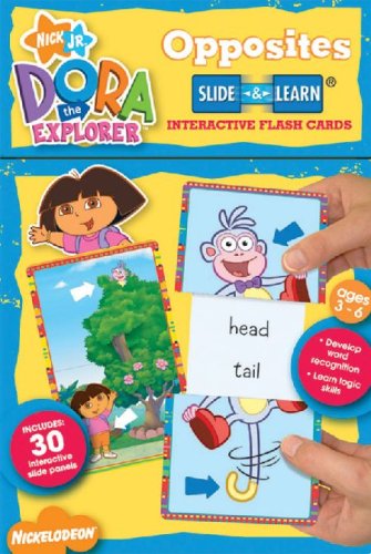 Dora the Explorer Flash Cards-Opposites