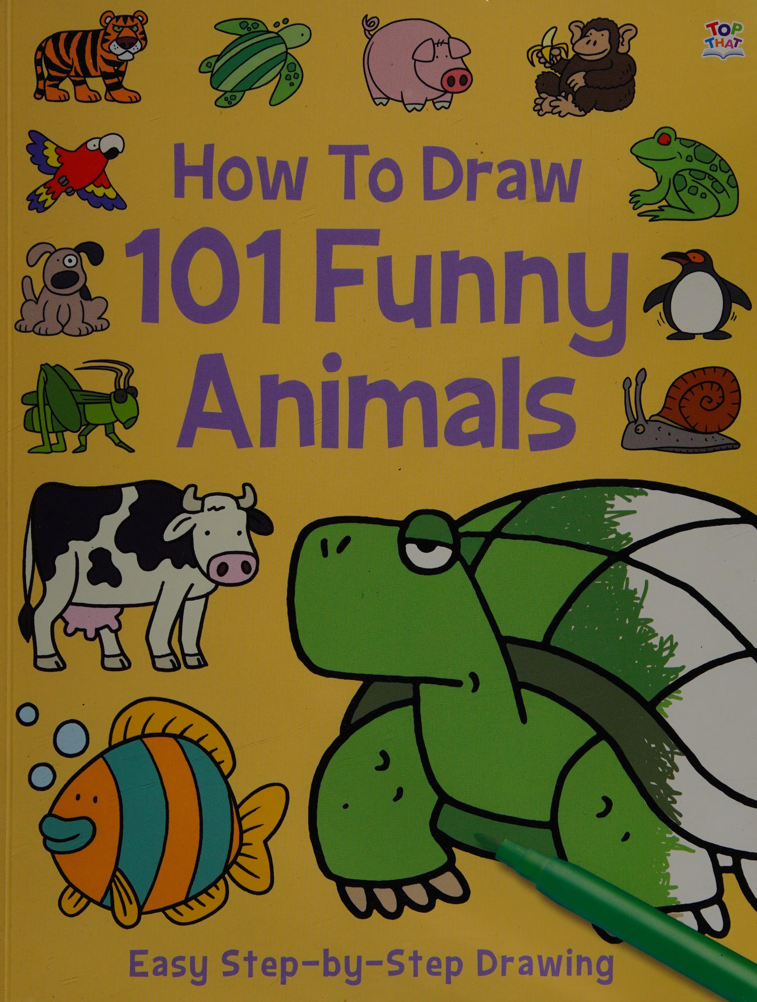 How to Draw 101 Funny Animals