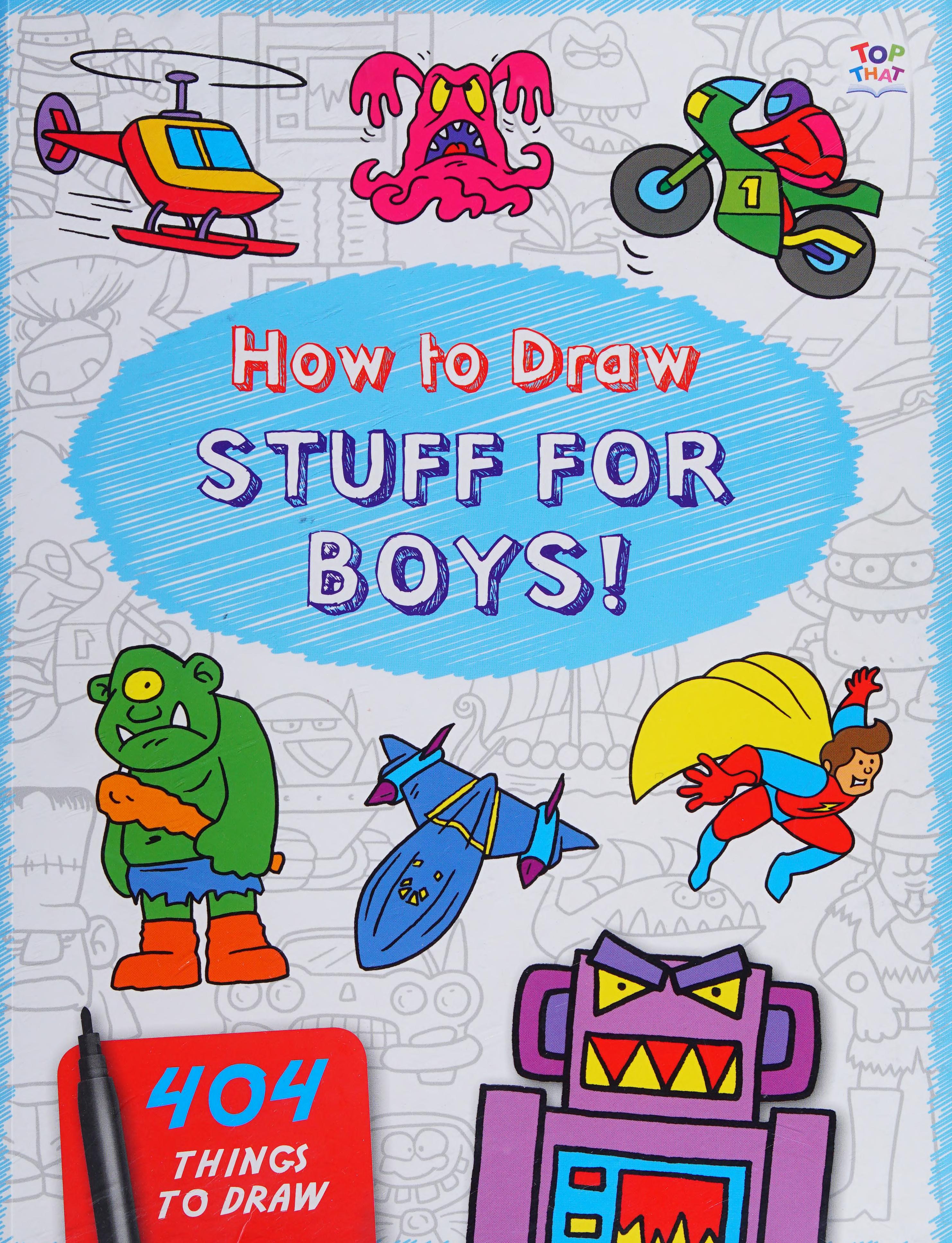 How to Draw Stuff for Boys!
