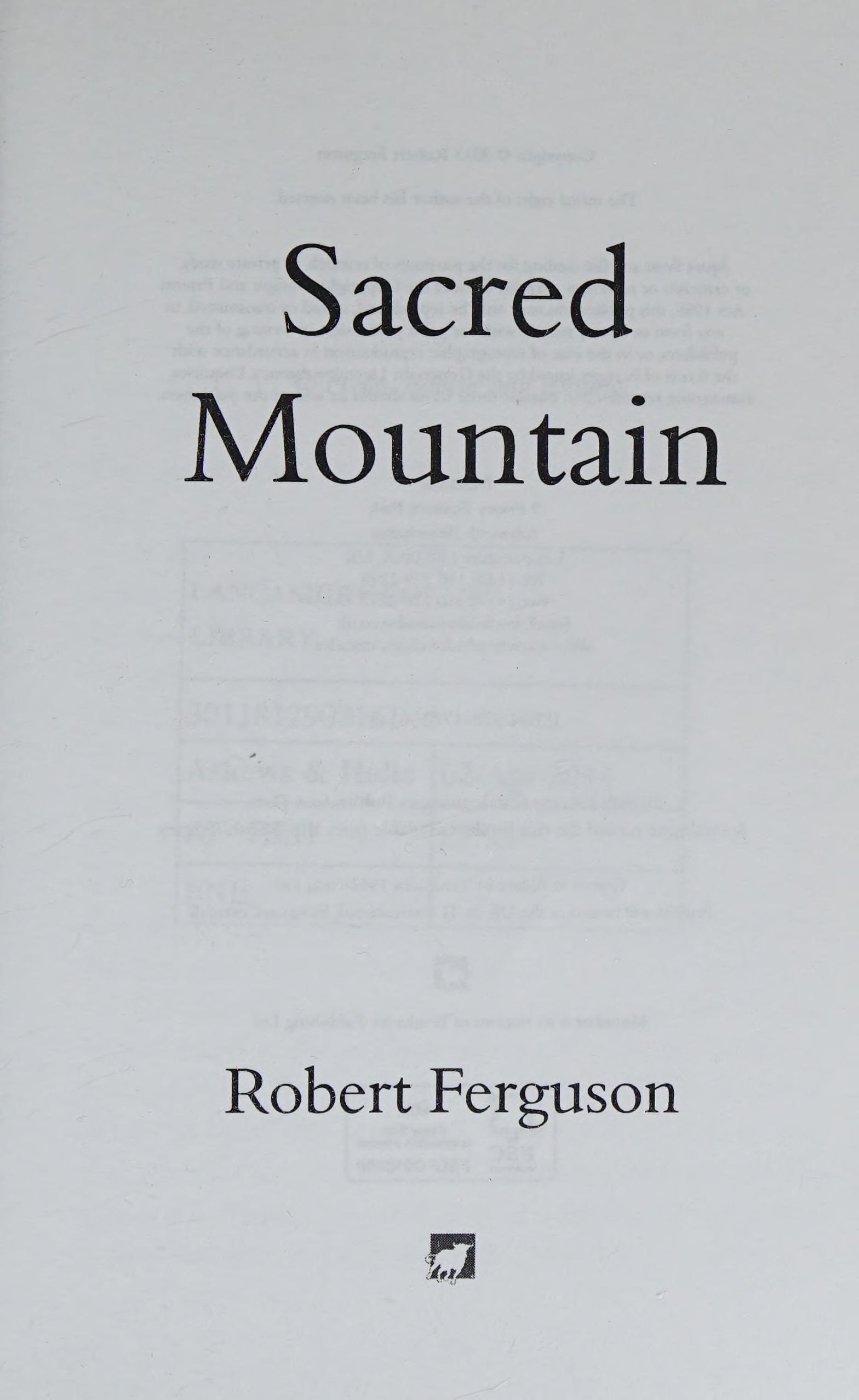 Sacred Mountain