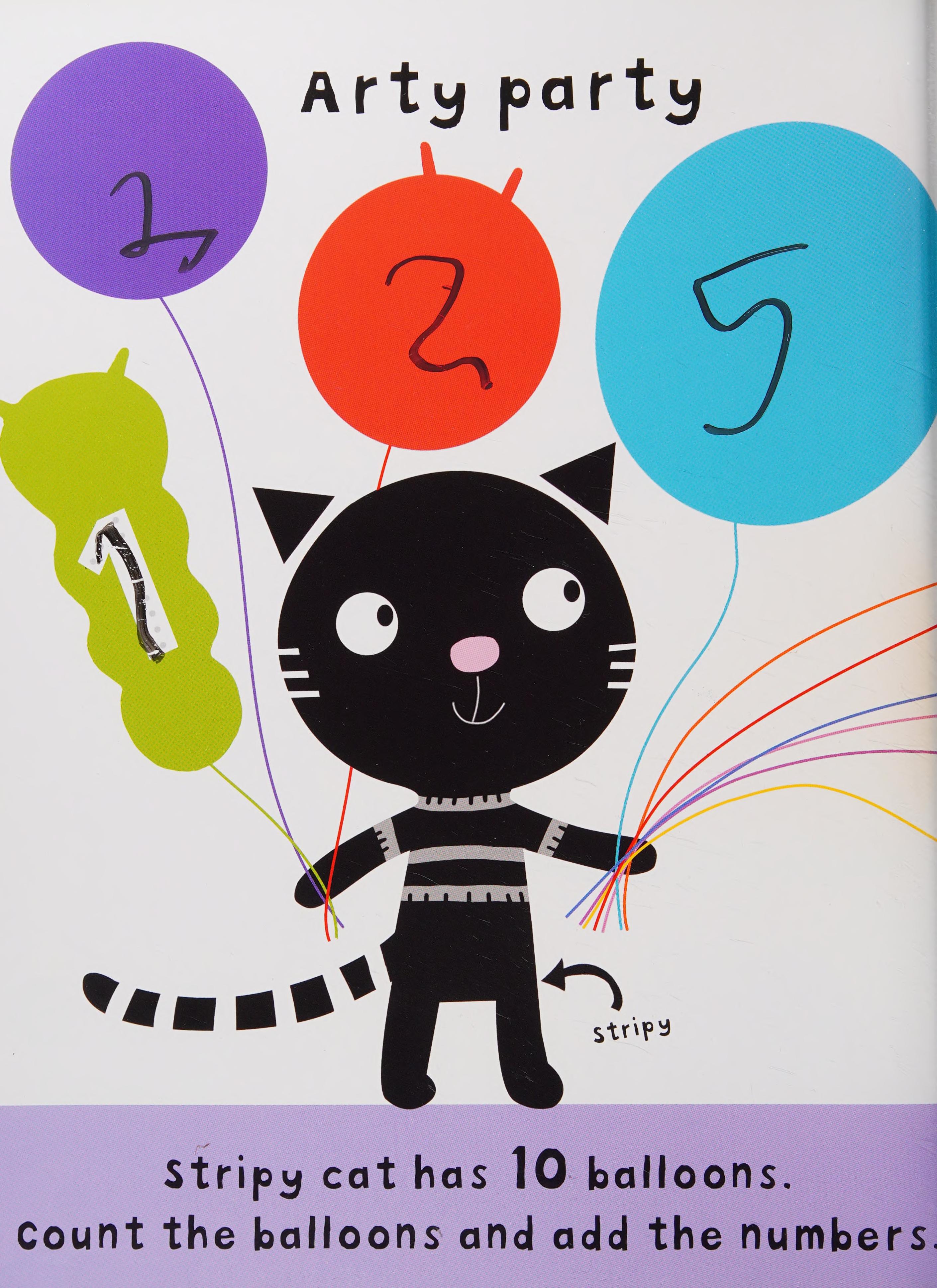 Arty Numbers Wipe Clean