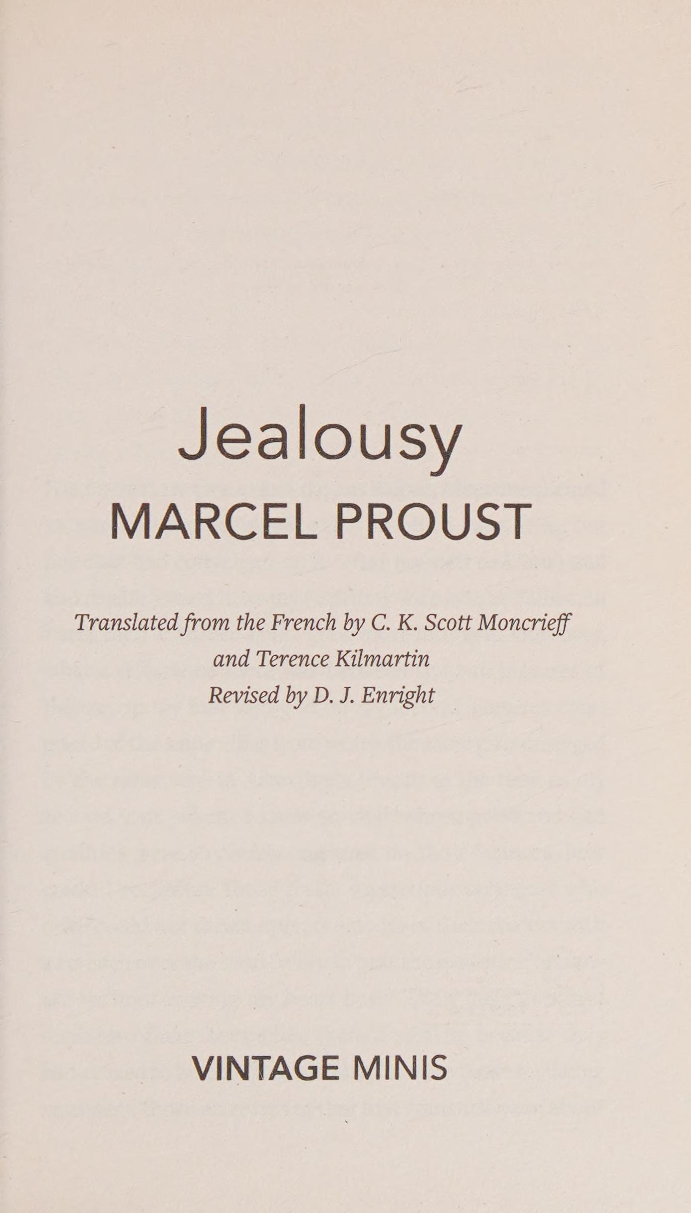 Jealousy