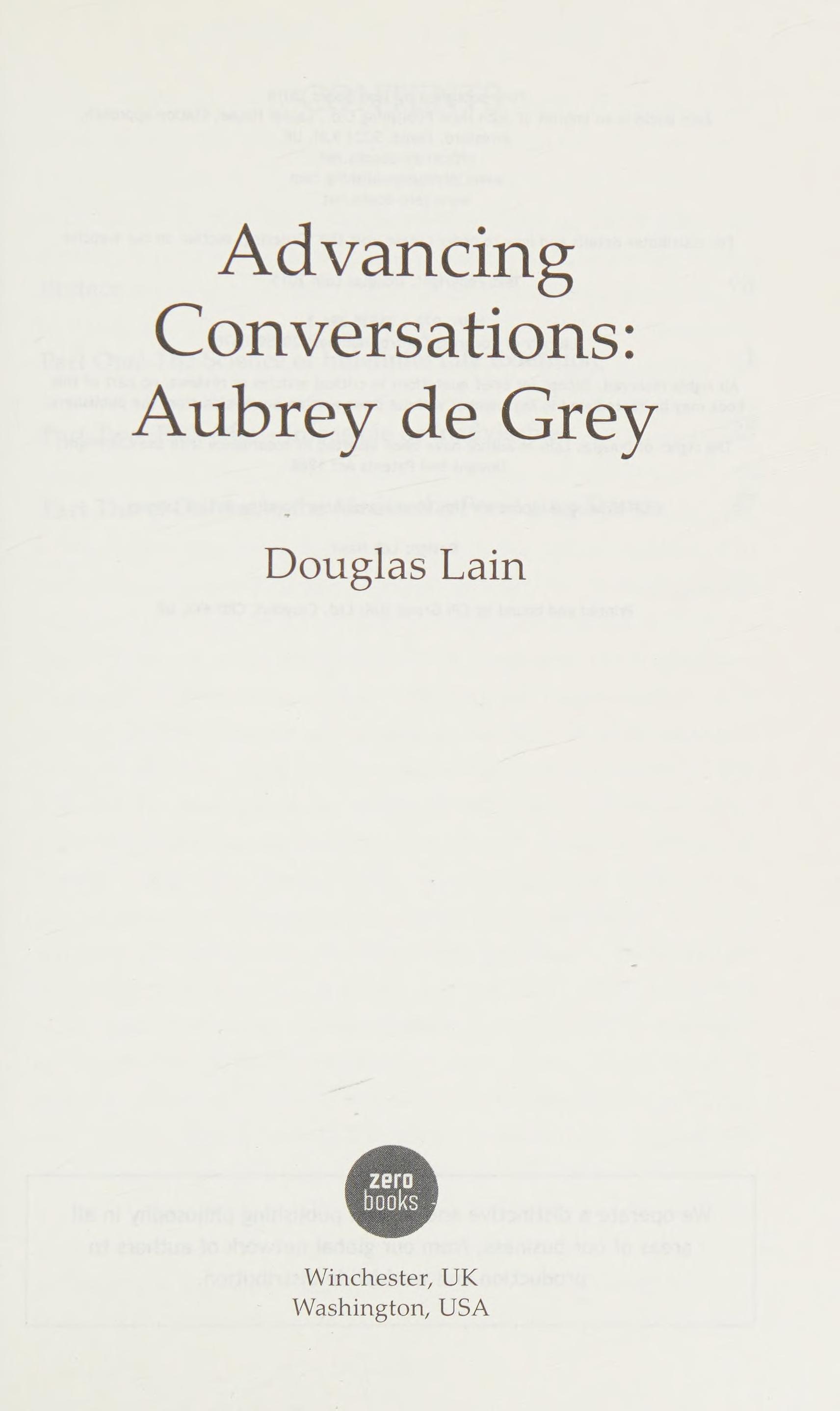 Advancing Conversations