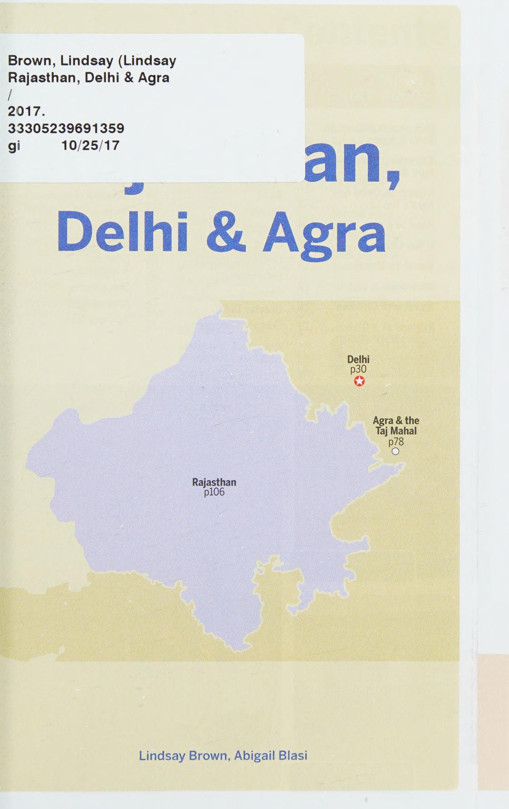 Lonely Planet Rajasthan, Delhi & Agra