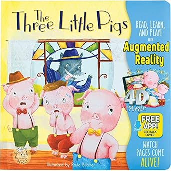 The Three Little Pigs - Come-to-Life Board Books - Little Hippo Books