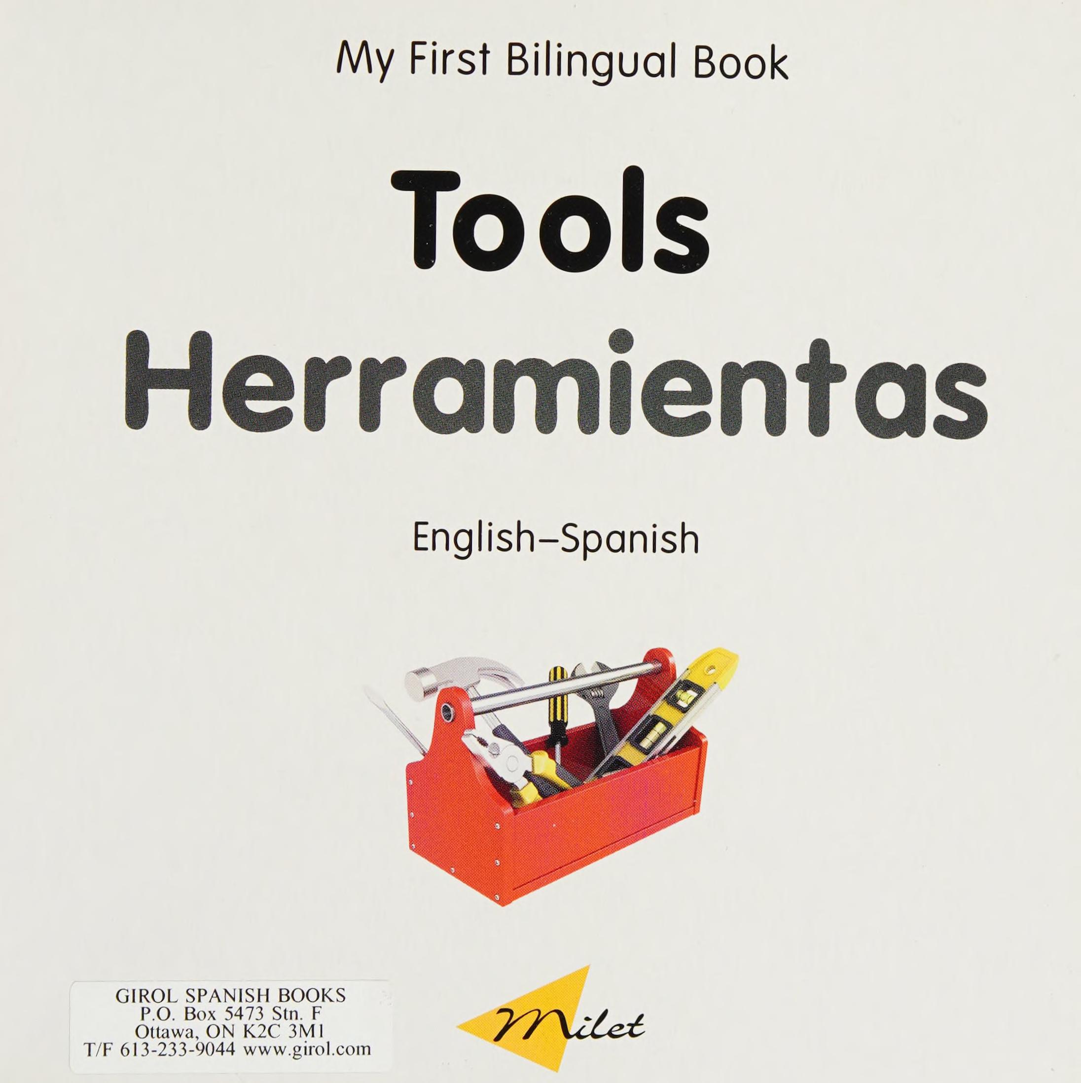 My First Bilingual Book–Tools