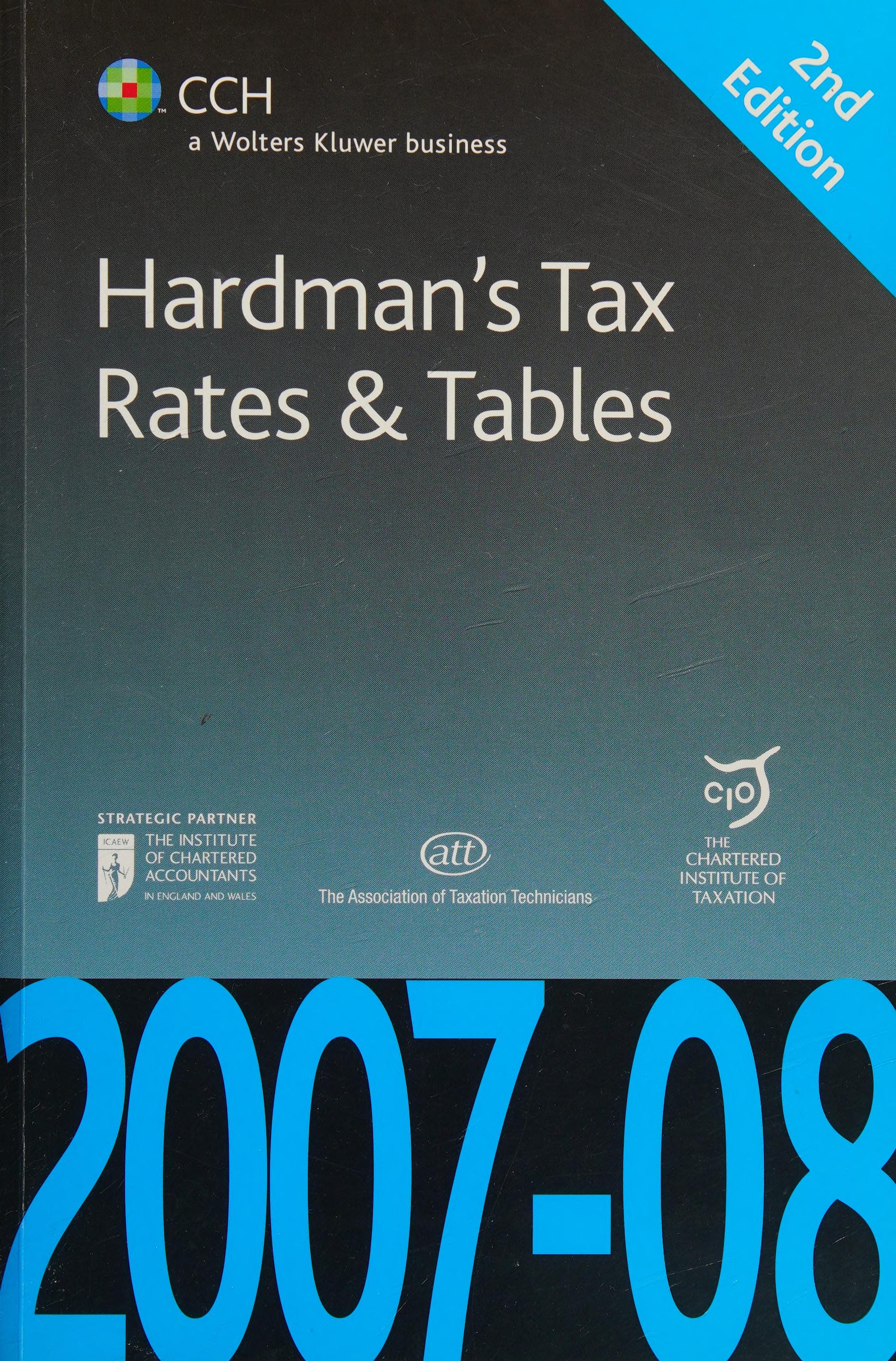 Hardman's Tax Rates and Tables