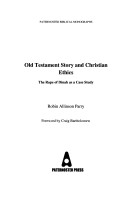 Old Testament Story and Christian Ethics