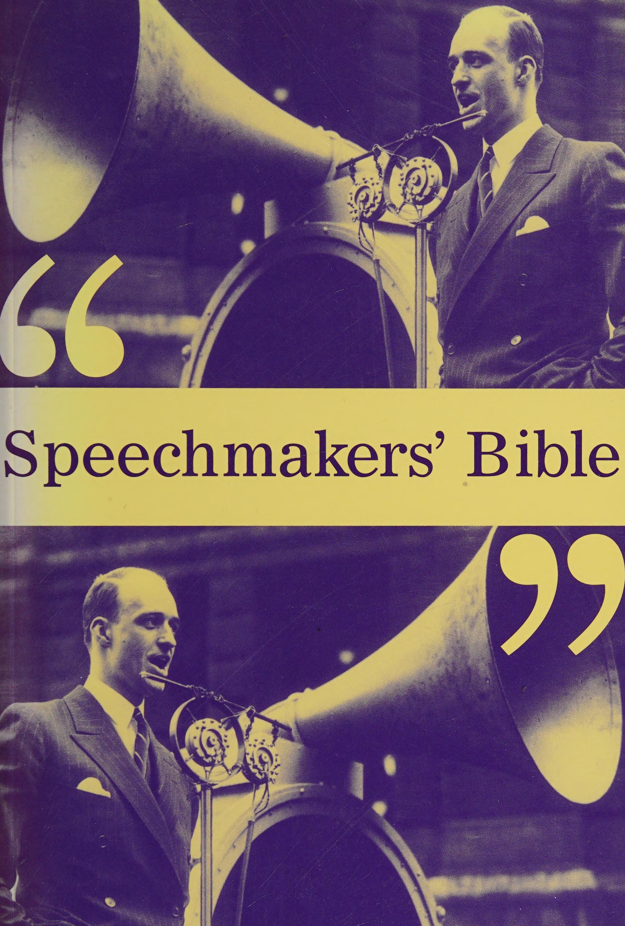 Speechmakers' Bible