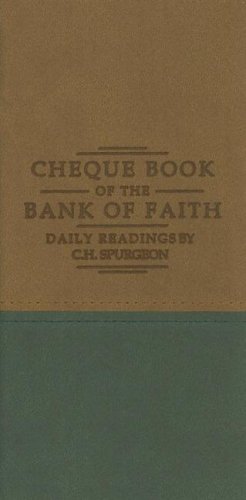 Chequebook of the Bank of Faith – Tan/Green