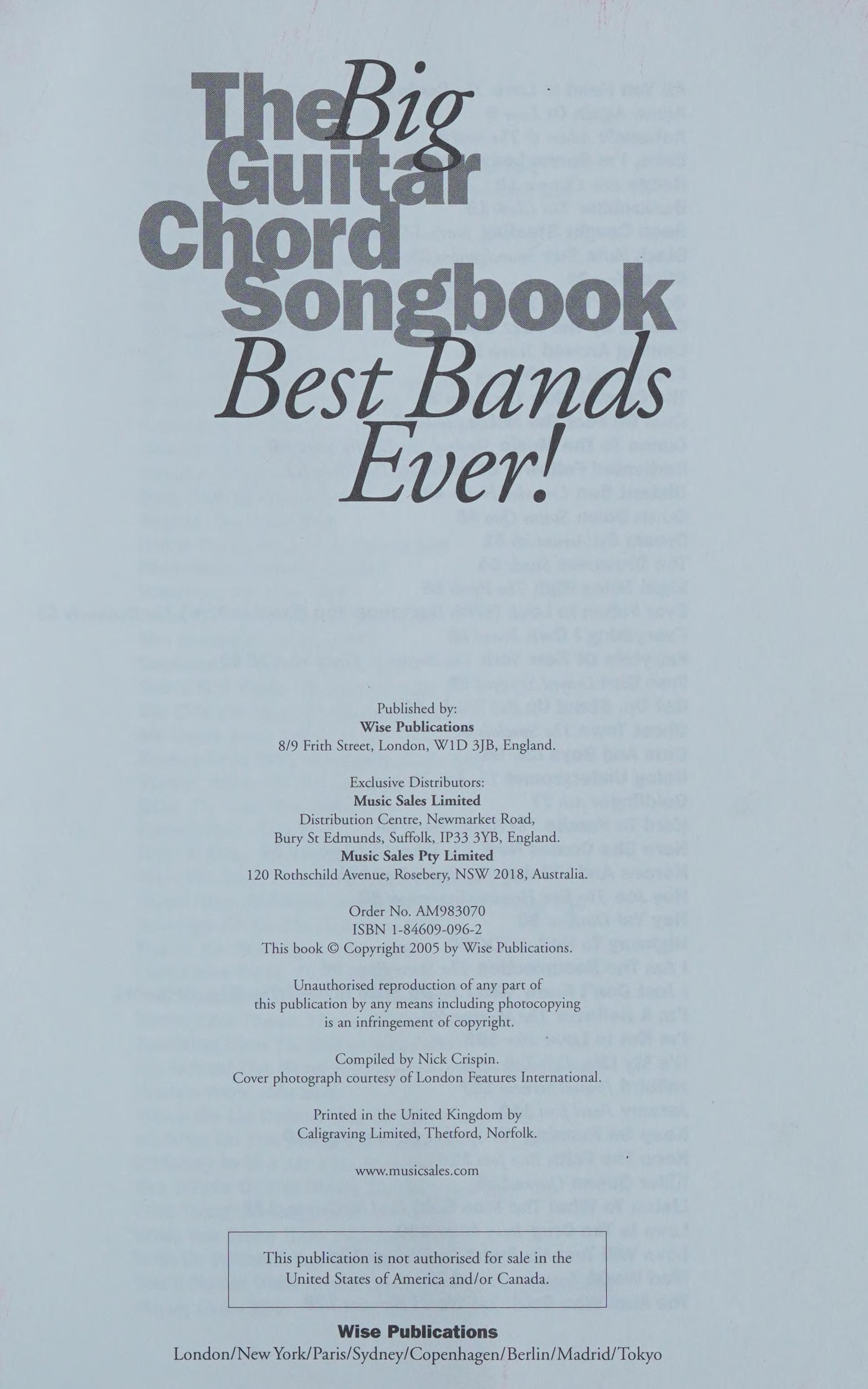 The Big Guitar Chord Songbook