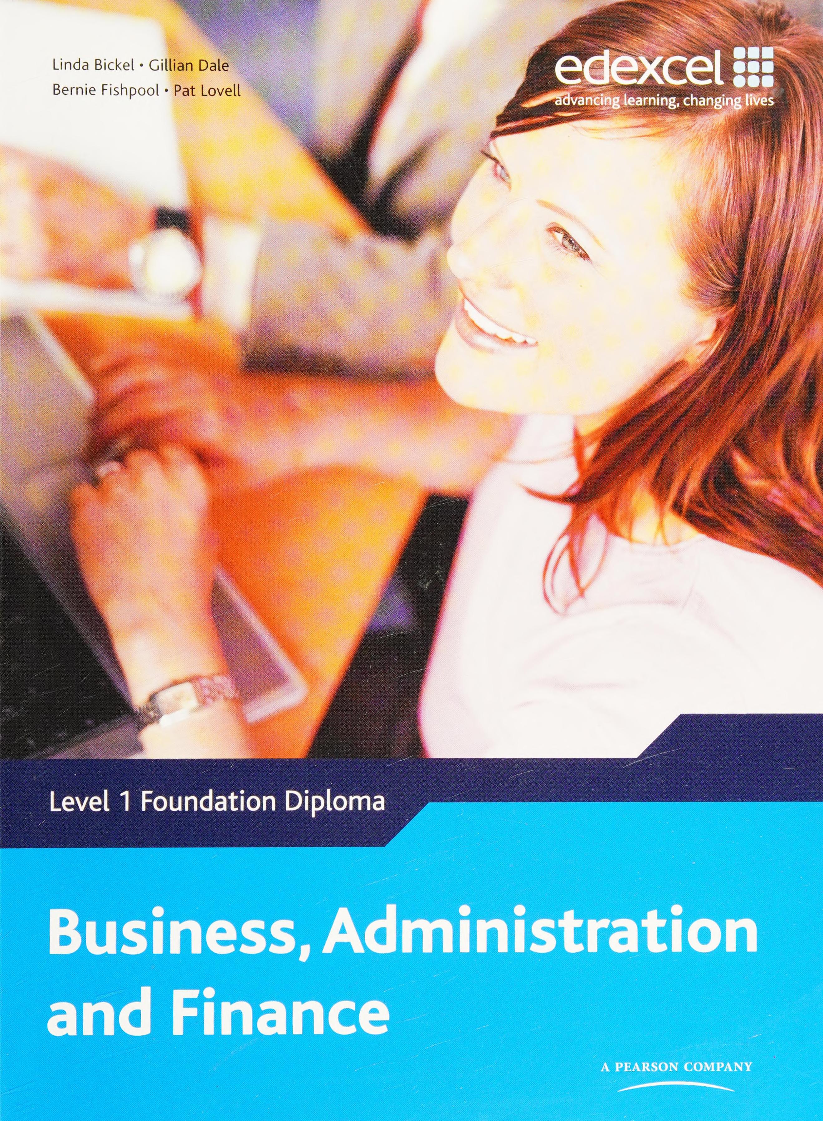 Edexcel Diploma Level 1 Foundation Diploma Business Administration And Finance Student Book