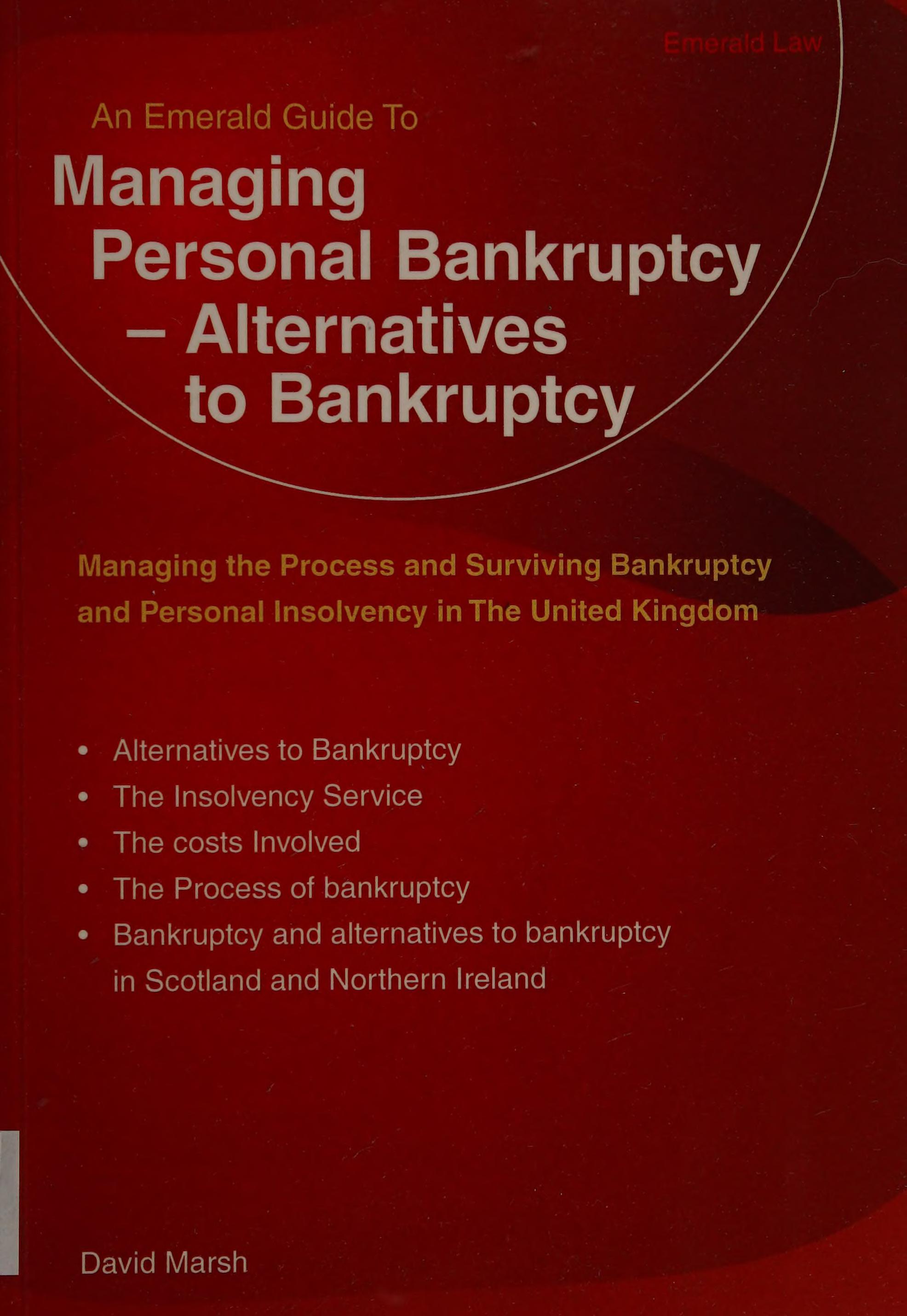 Managing Personal Bankruptcy Rev Ed