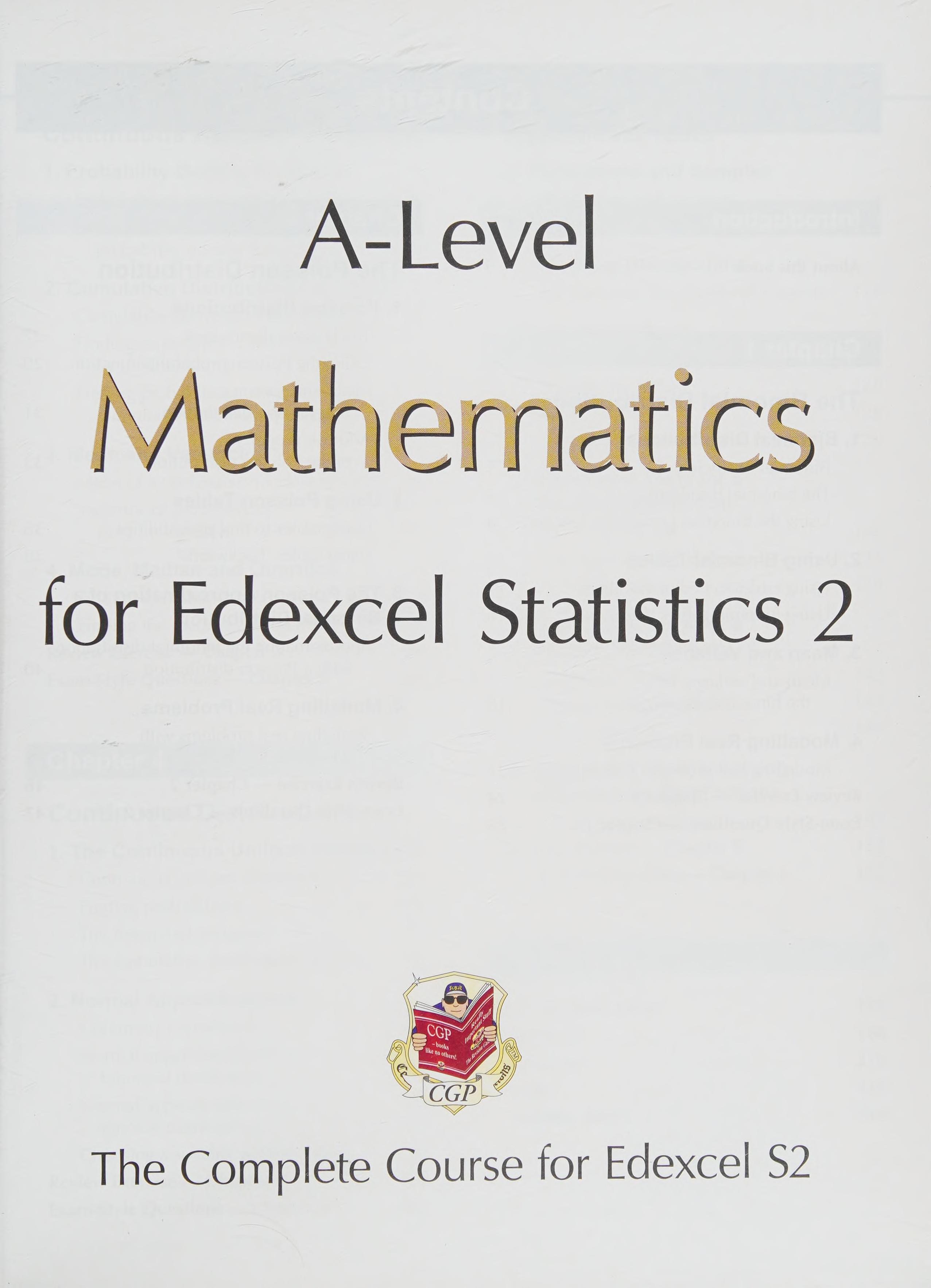 A level mathematics for Edexcel statistics 2