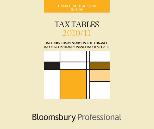 Tax Tables Finance Act No.3 2010/11