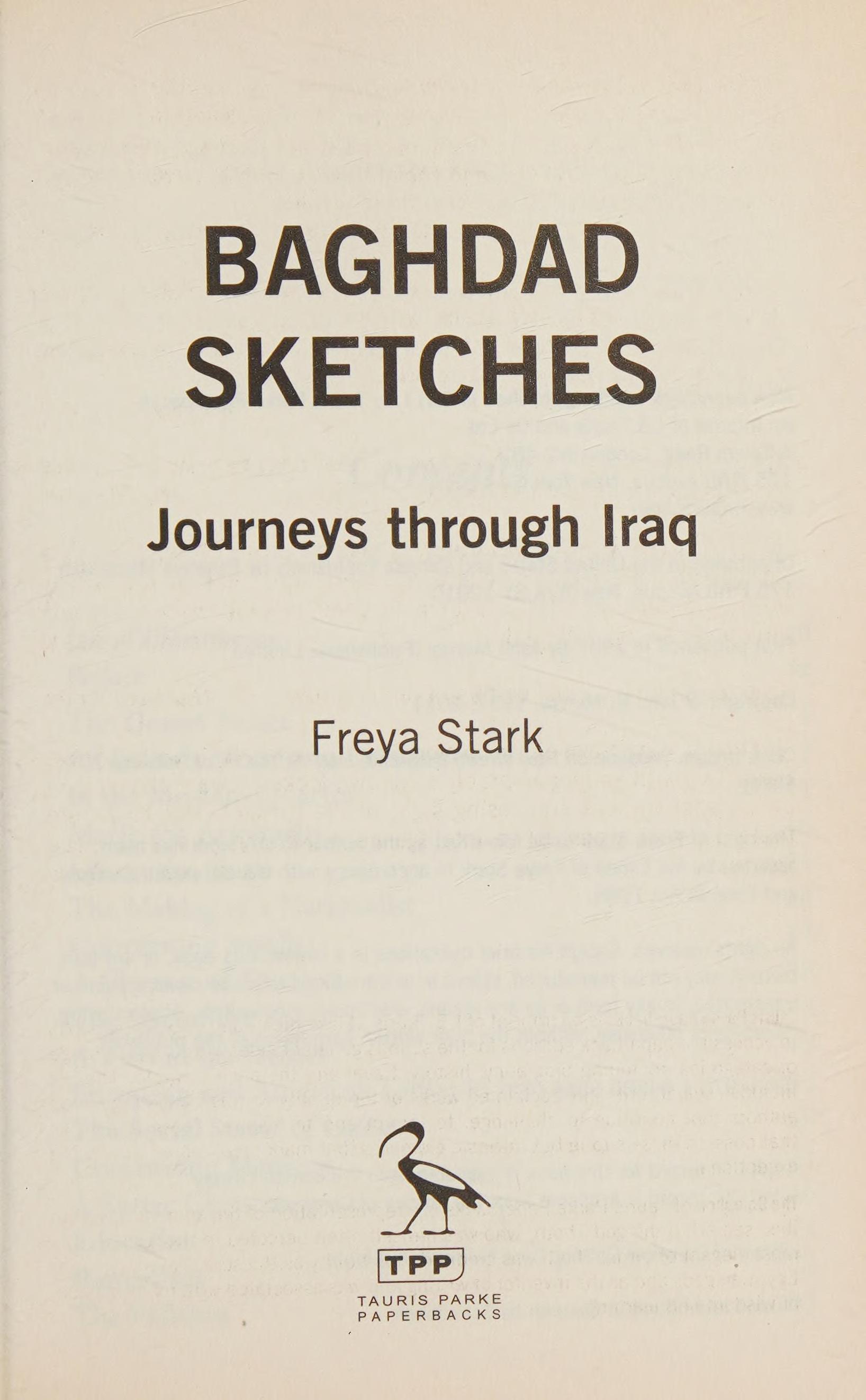 Baghdad Sketches