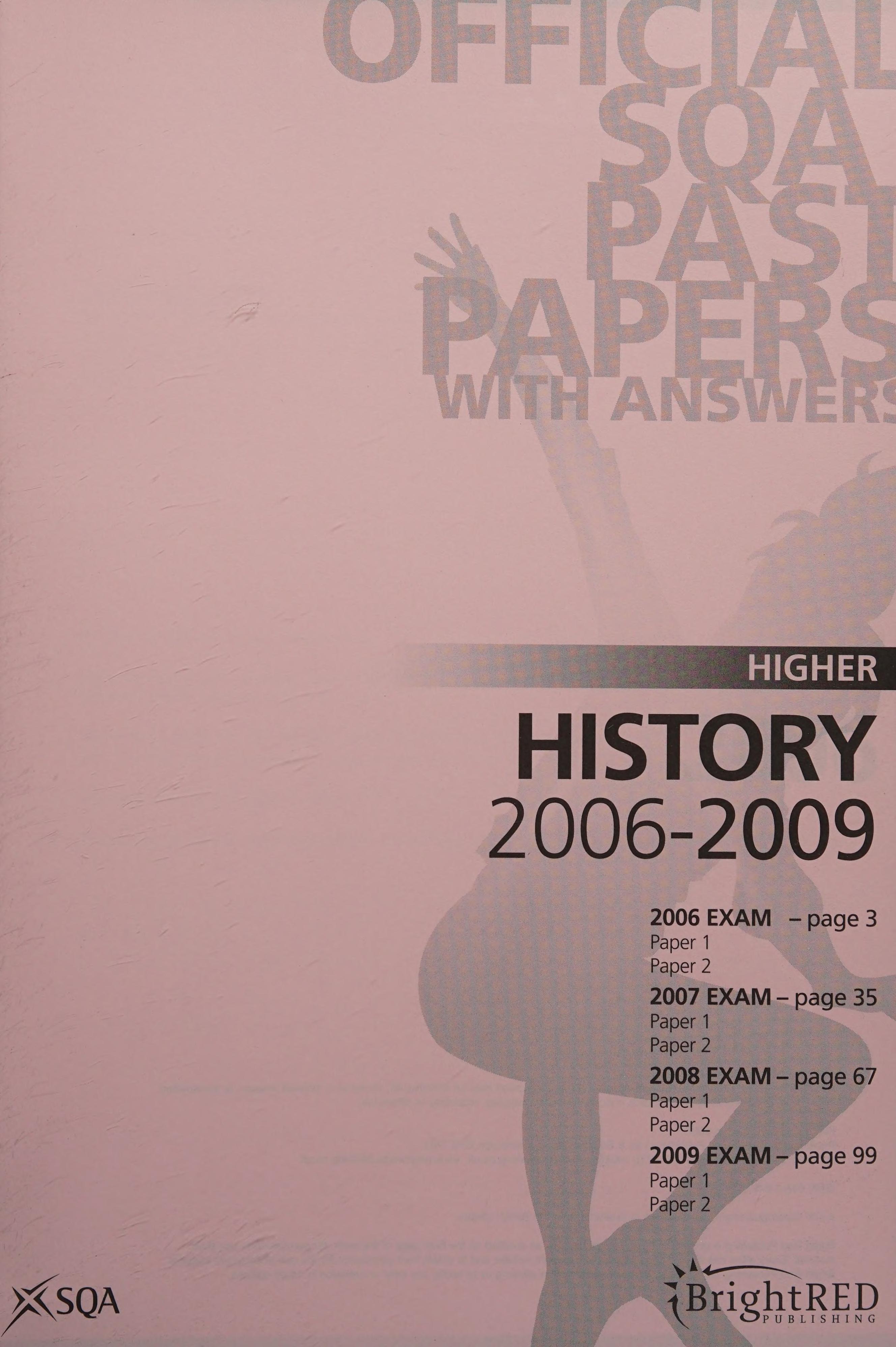 History Higher Sqa Past Papers 2009
