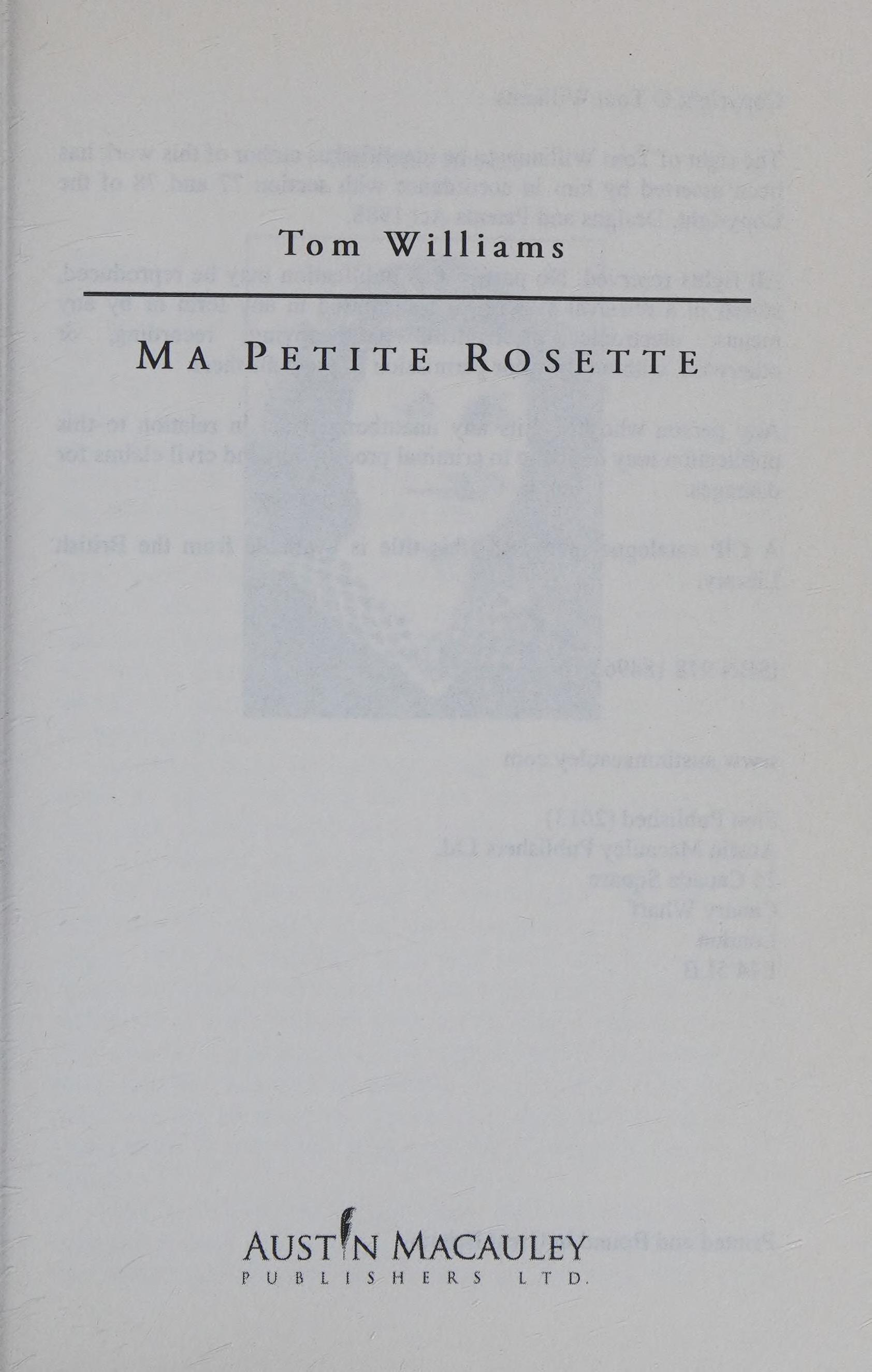 Ma Petite Rosette