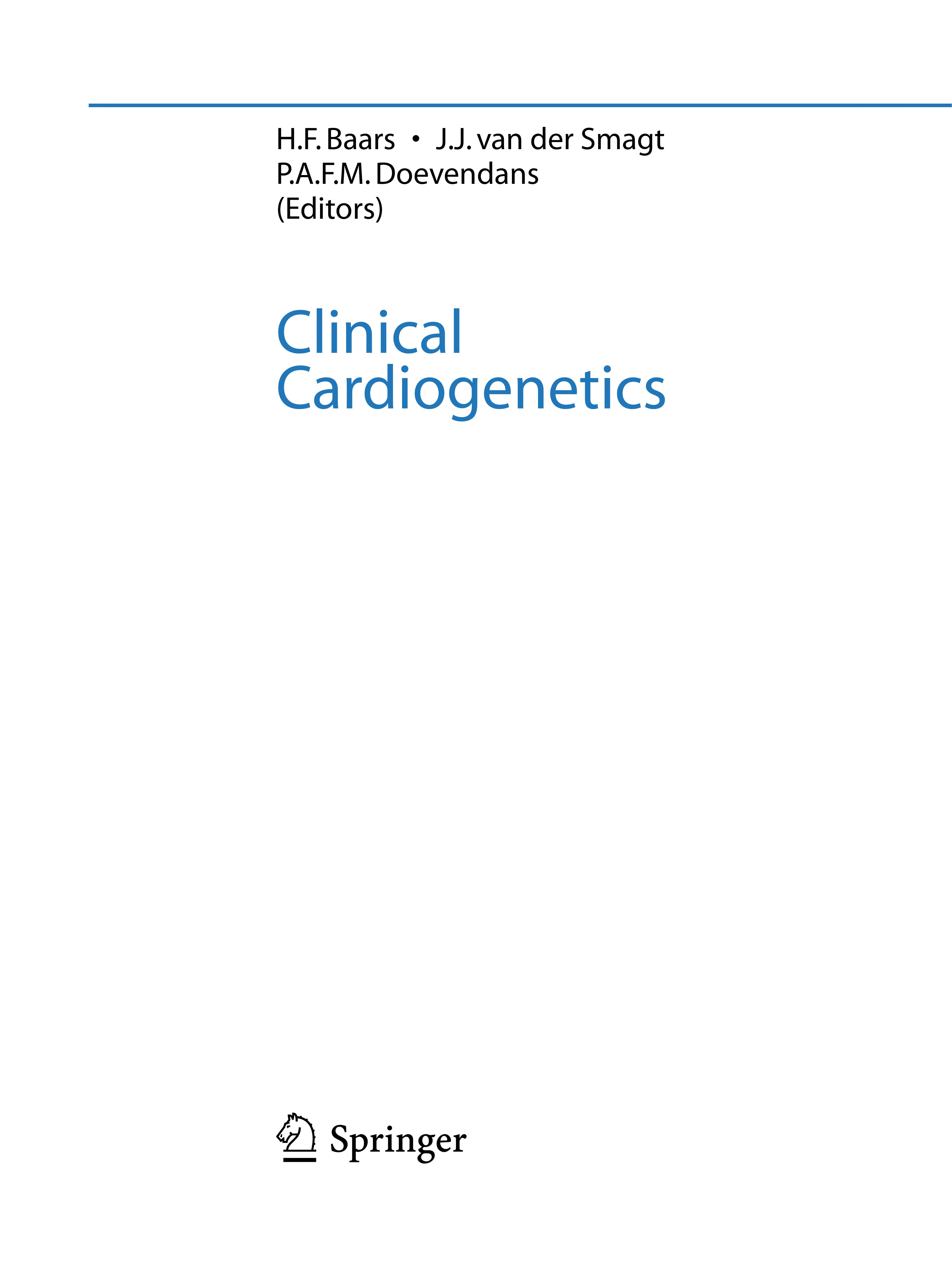 Clinical Cardiogenetics