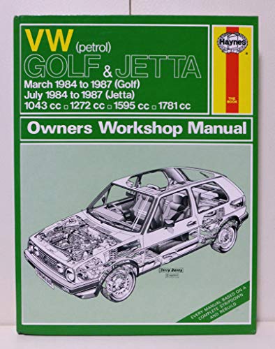 Volkswagen (Petrol) Golf and Jetta, 1984-87 Owner's Workshop Manual