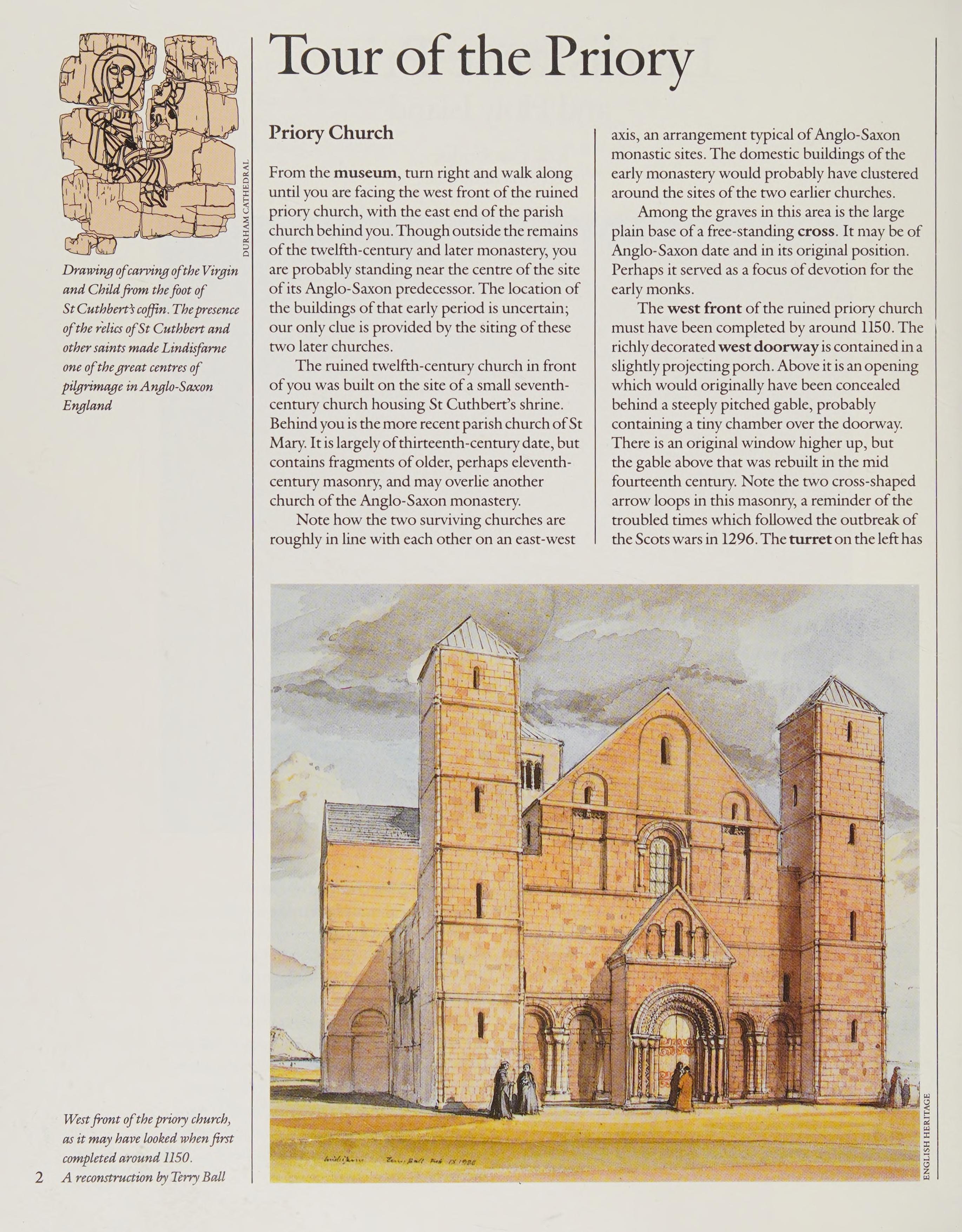 Lindisfarne Priory And Holy Island: Full Colour Guide