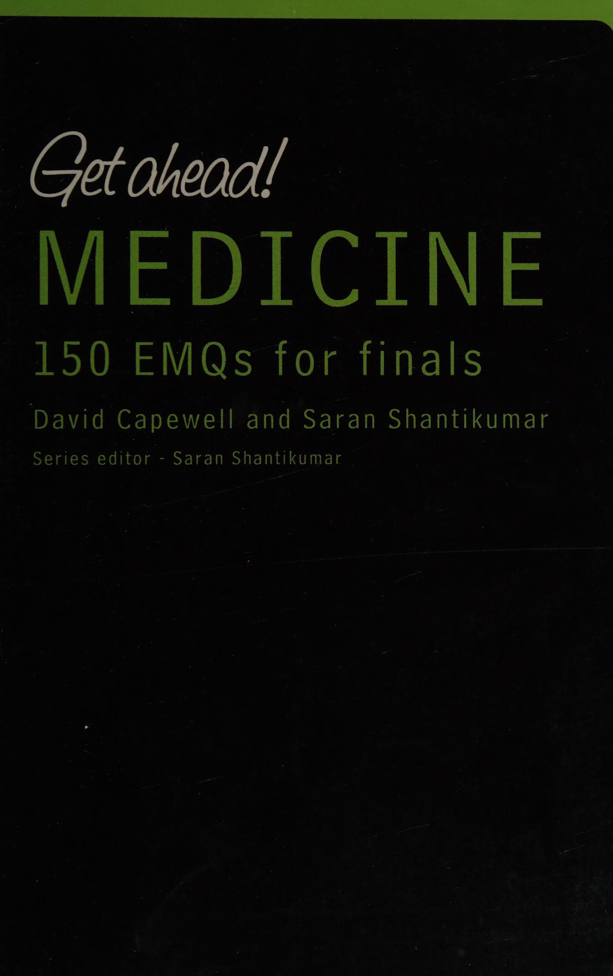 Get Ahead! Medicine