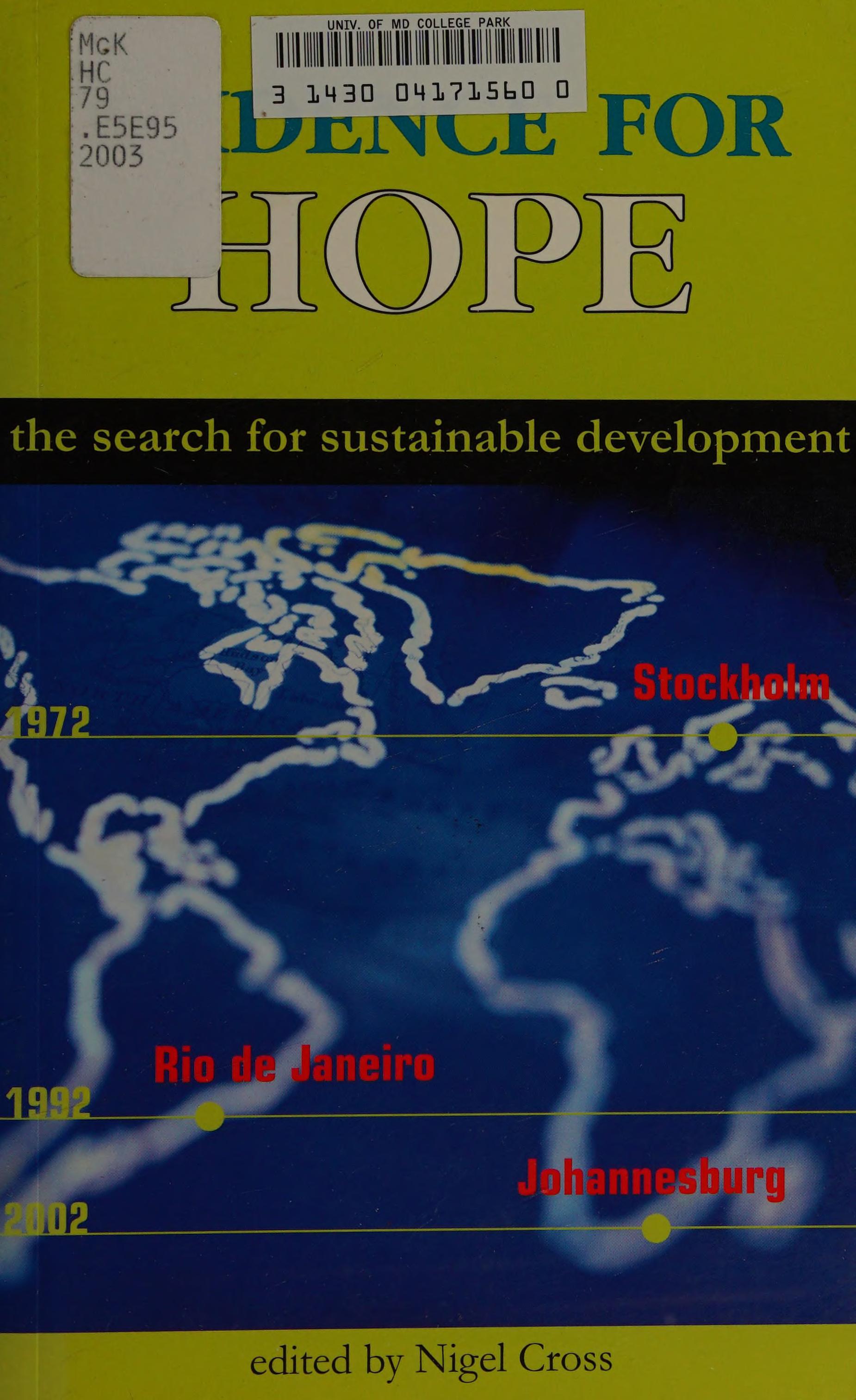 Evidence for Hope
