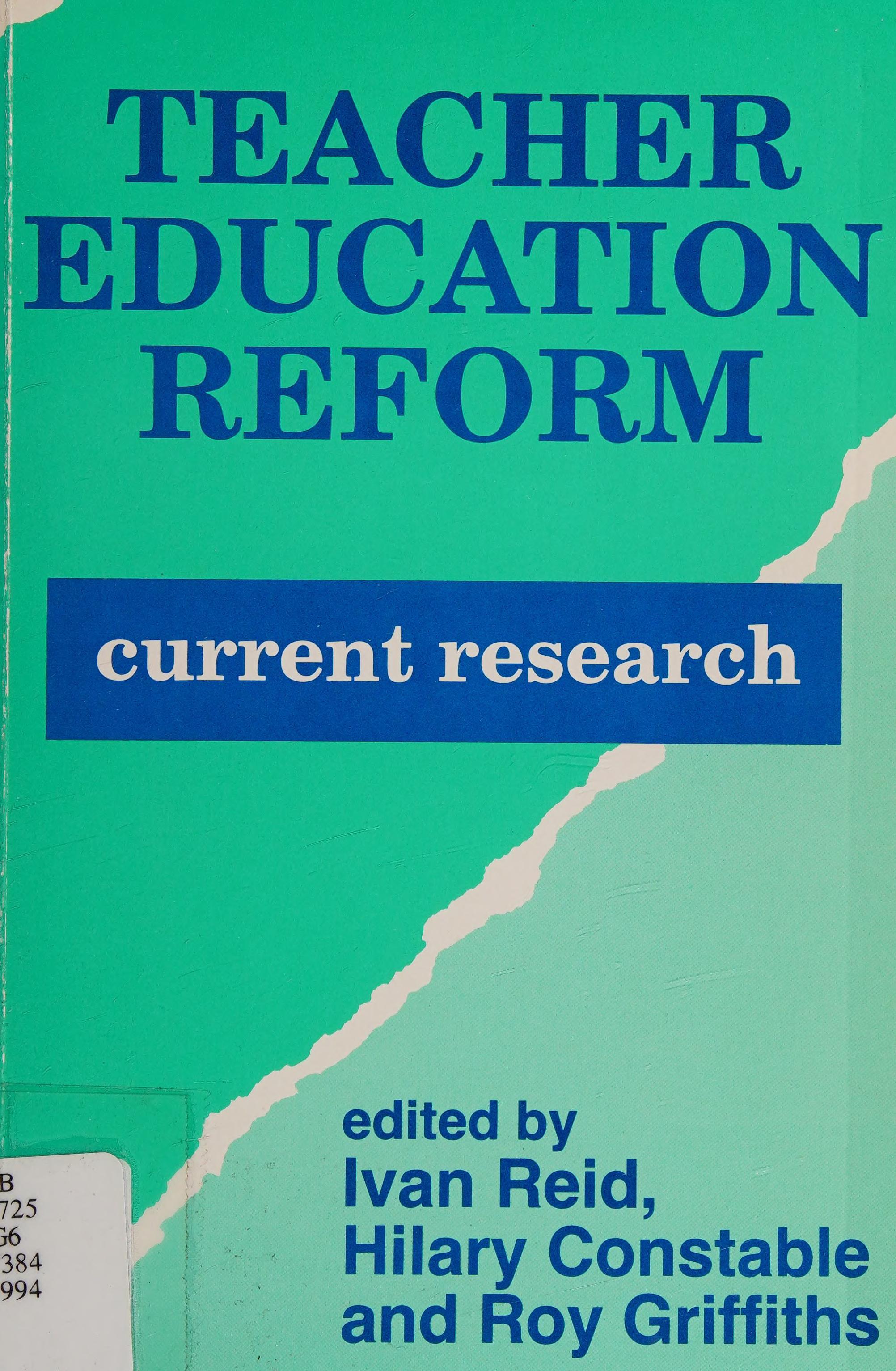 Teacher Educational Reform