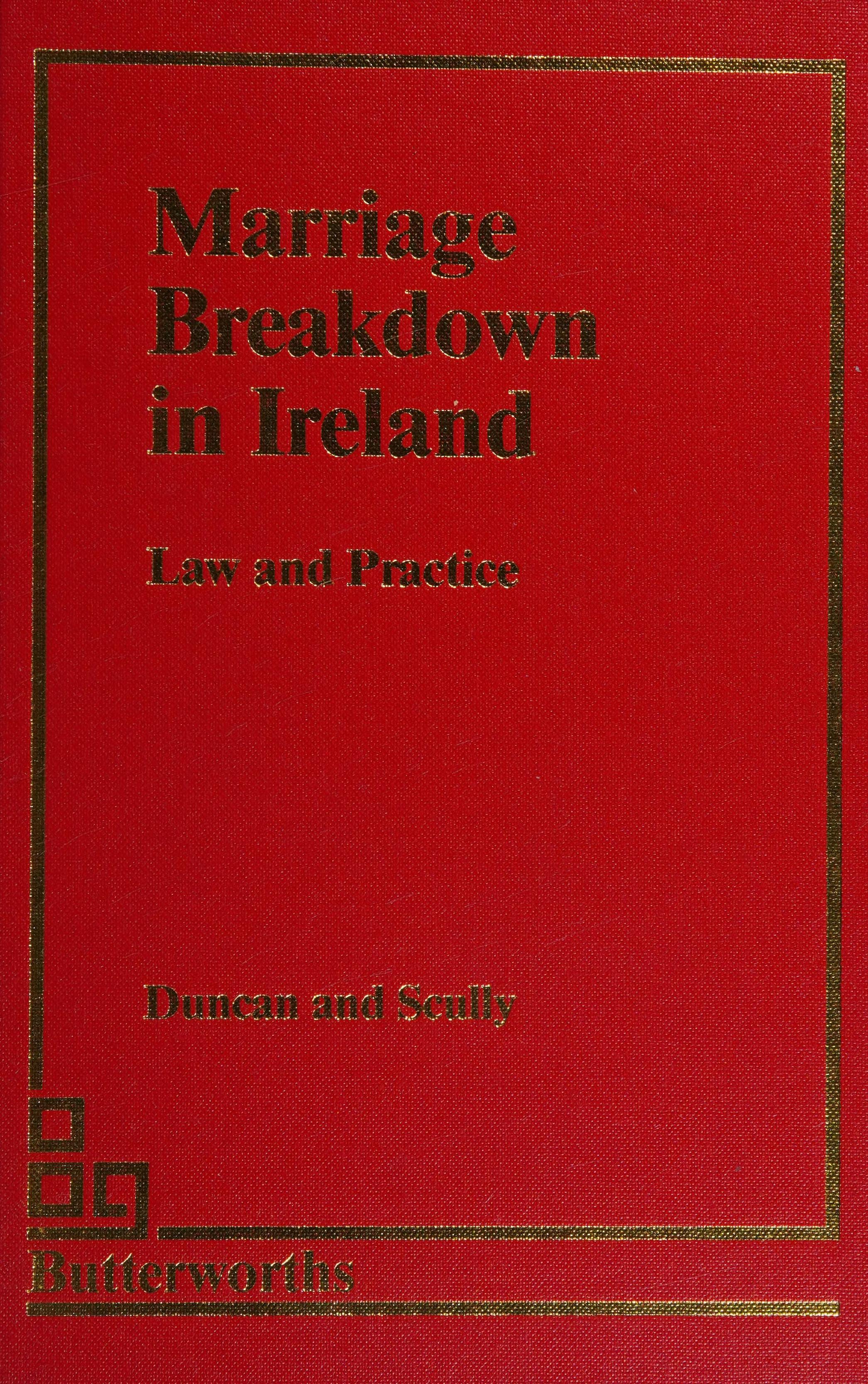 Marriage Breakdown In Ireland: Law And Practice