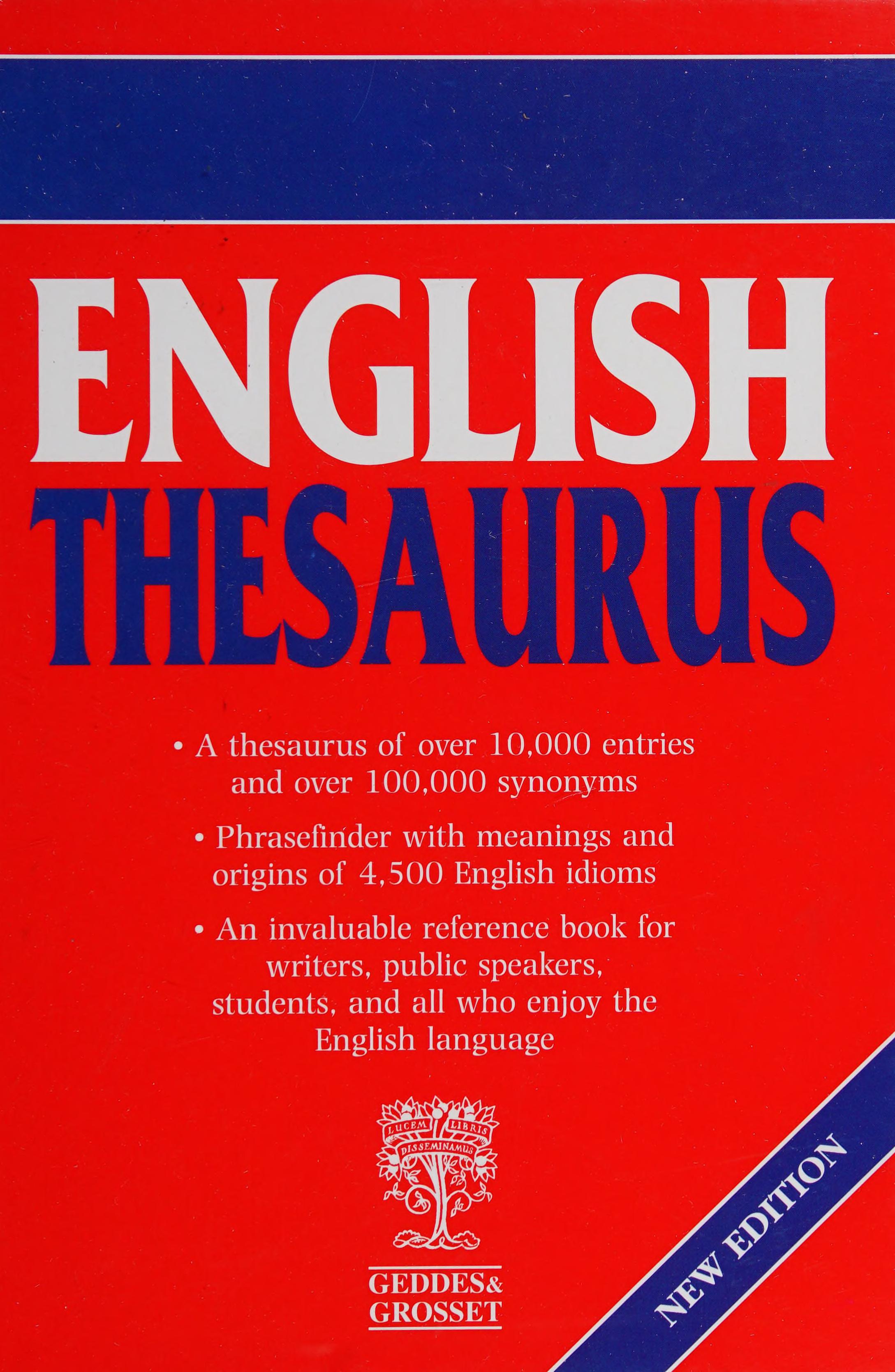 English Thesaurus