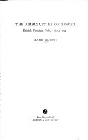 The Ambiguities Of Power: British Foreign Policy Since 1945