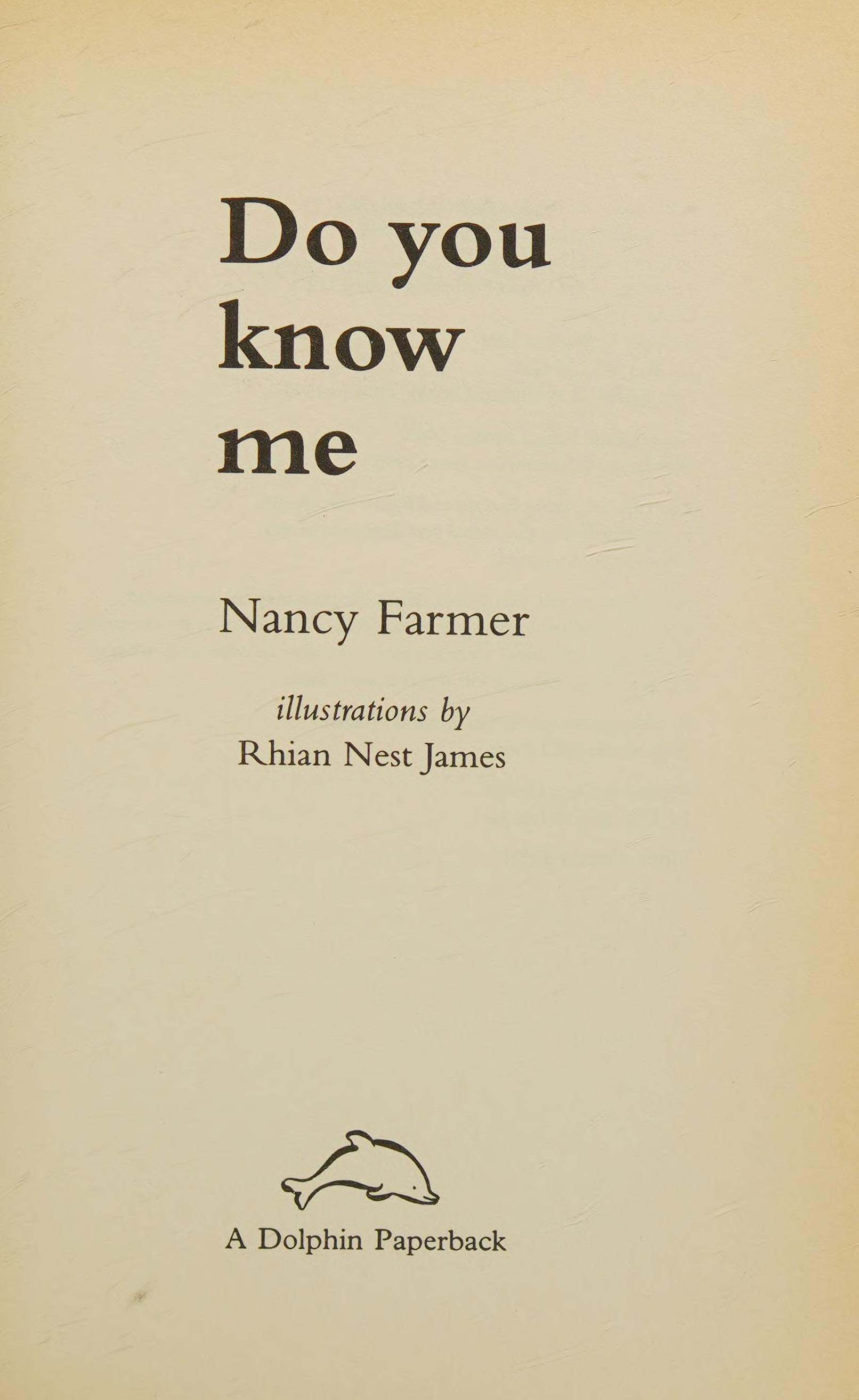 Do You Know Me
