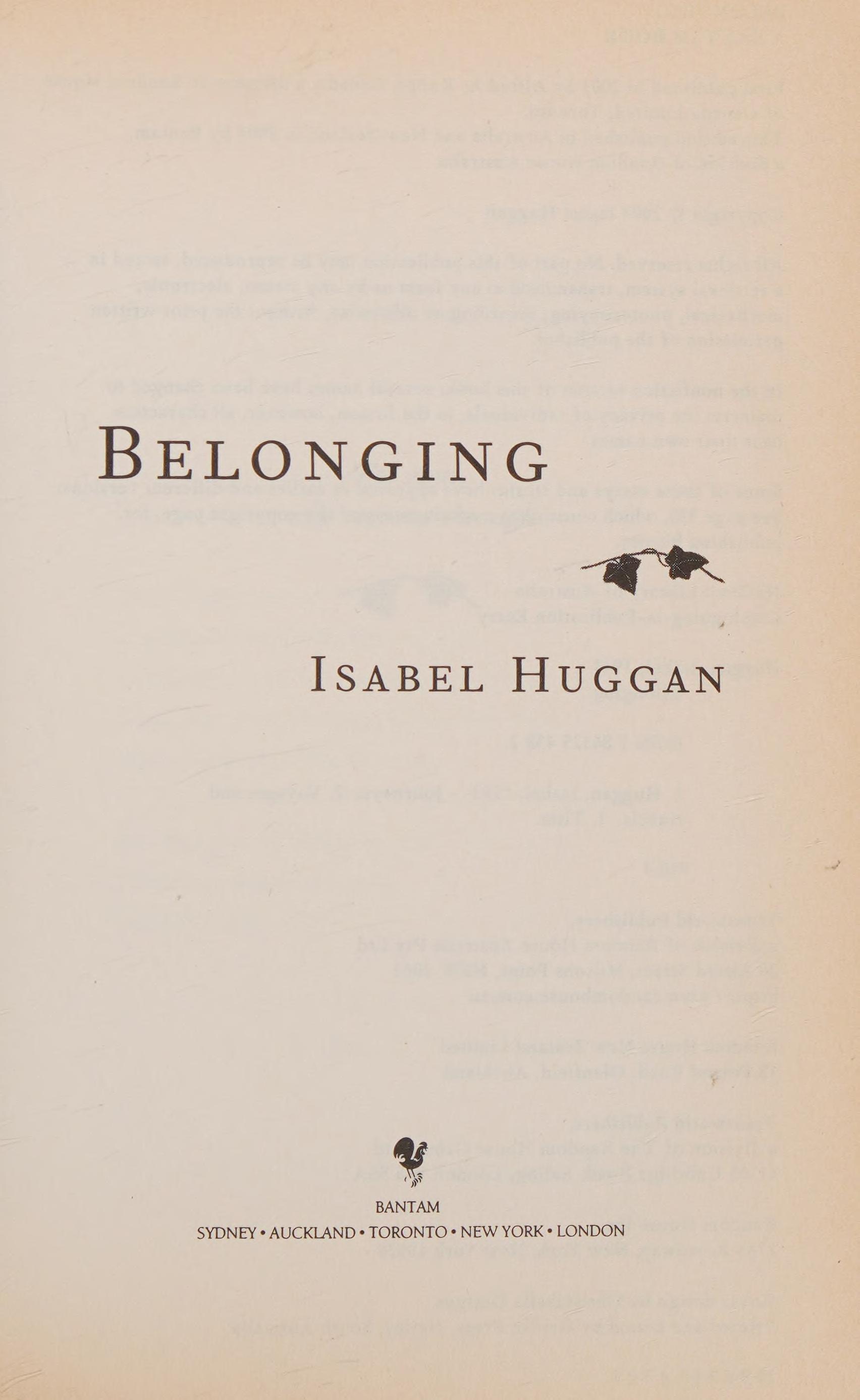 Belonging : Home Away From Home