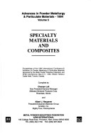 Advances In Powder Metallurgy And Particulate Materials 1994
