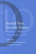 Sacred text, secular times
