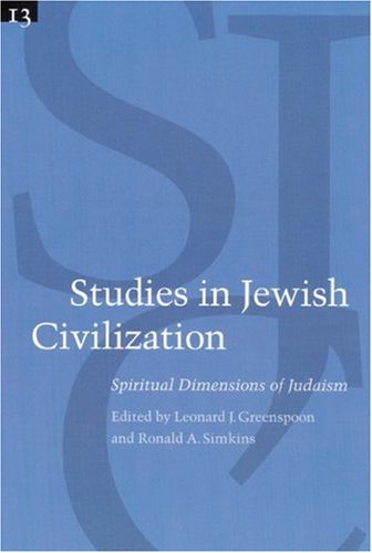 Studies in Jewish Civilization Volume 13