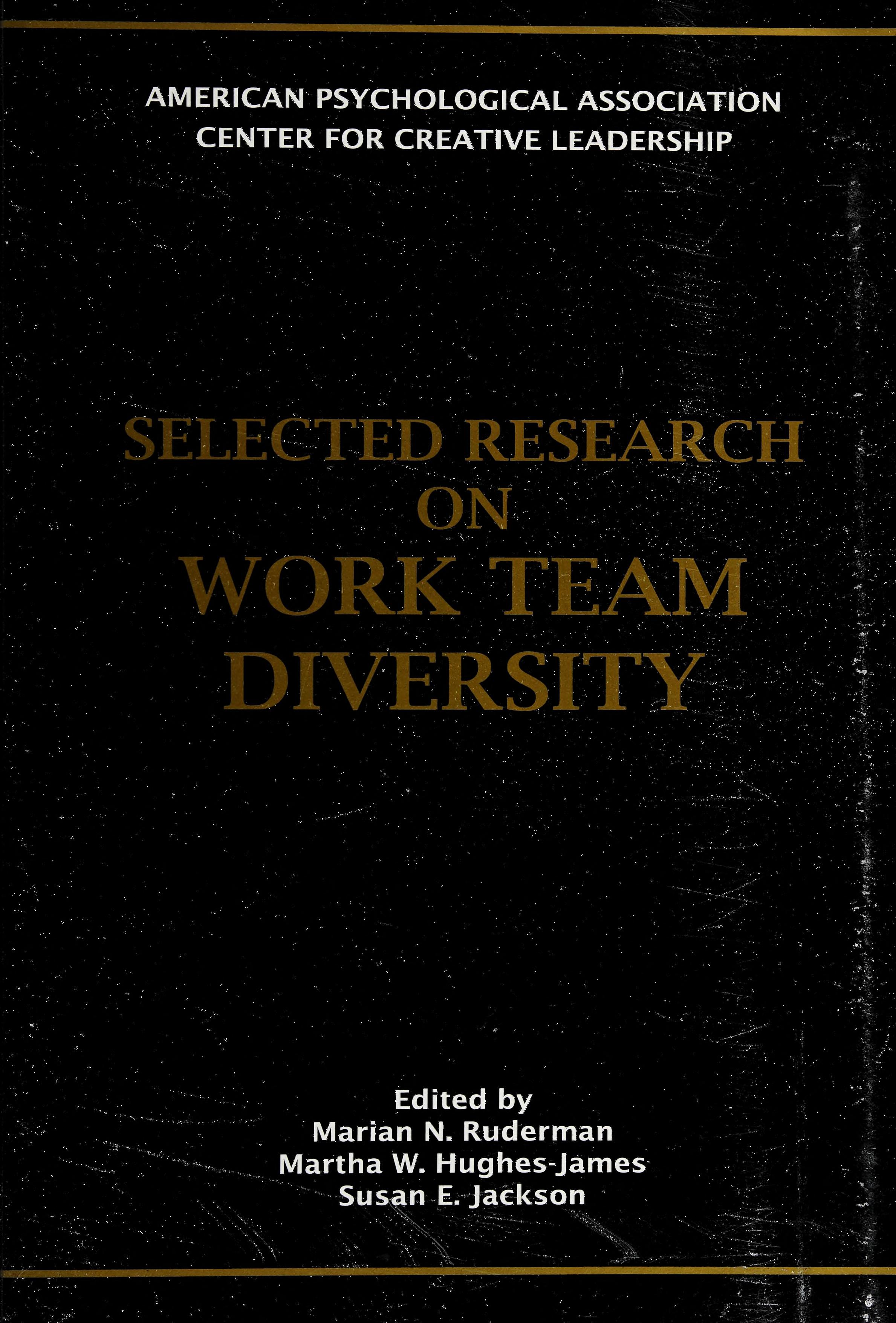 Selected Research on Work Team Diversity