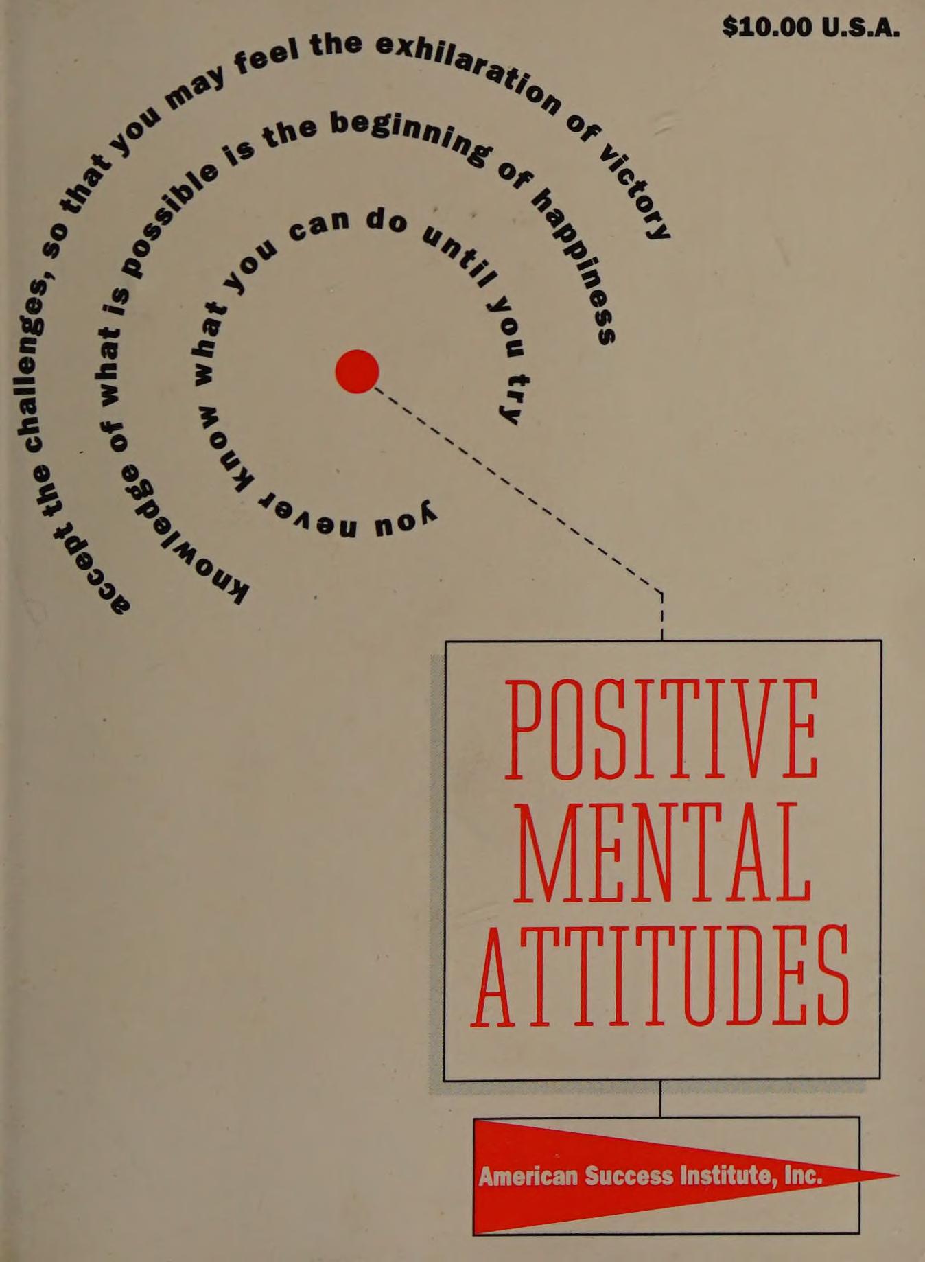 Positive Mental Attitudes