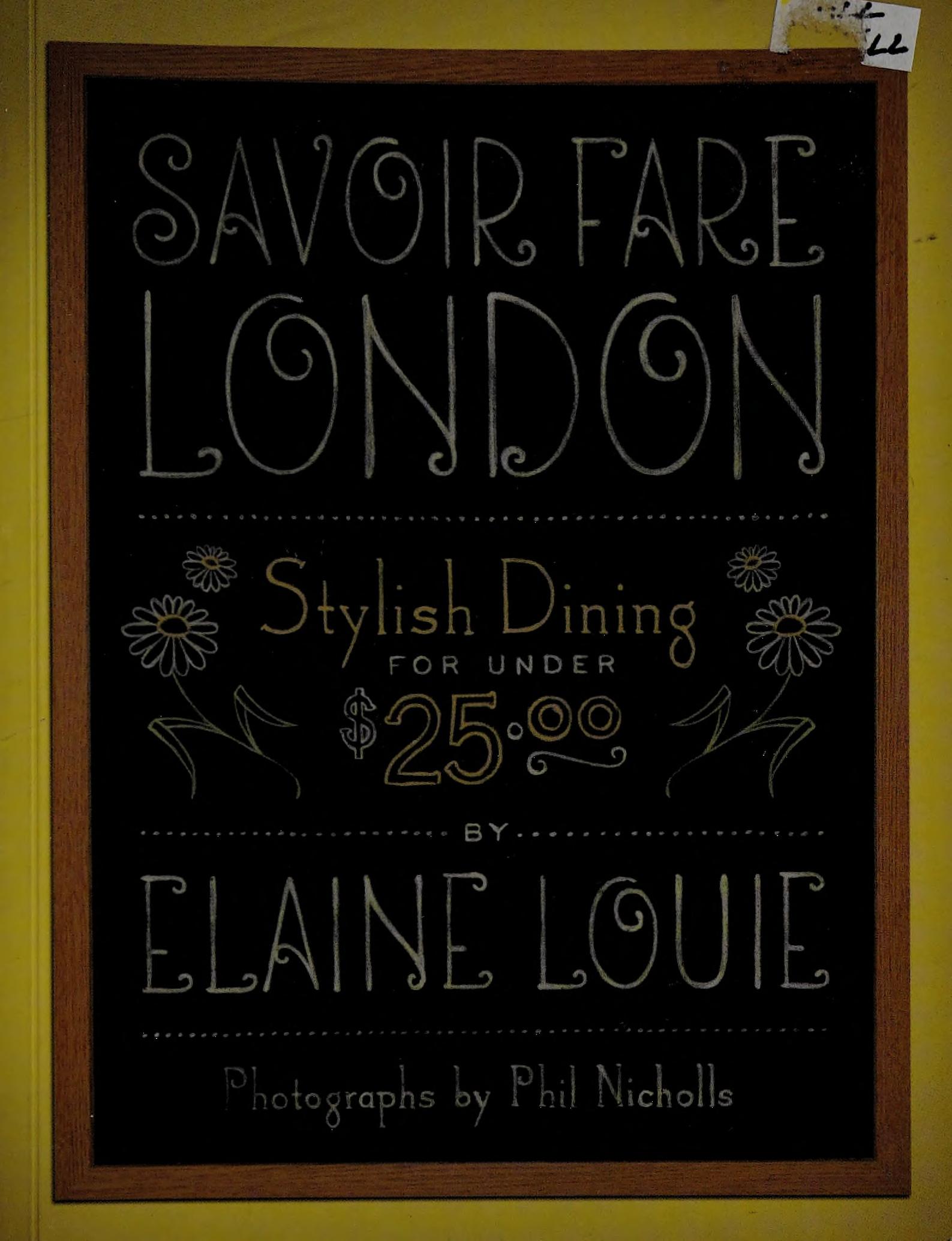 Savoir Fare London: Stylish And Affordable Dining