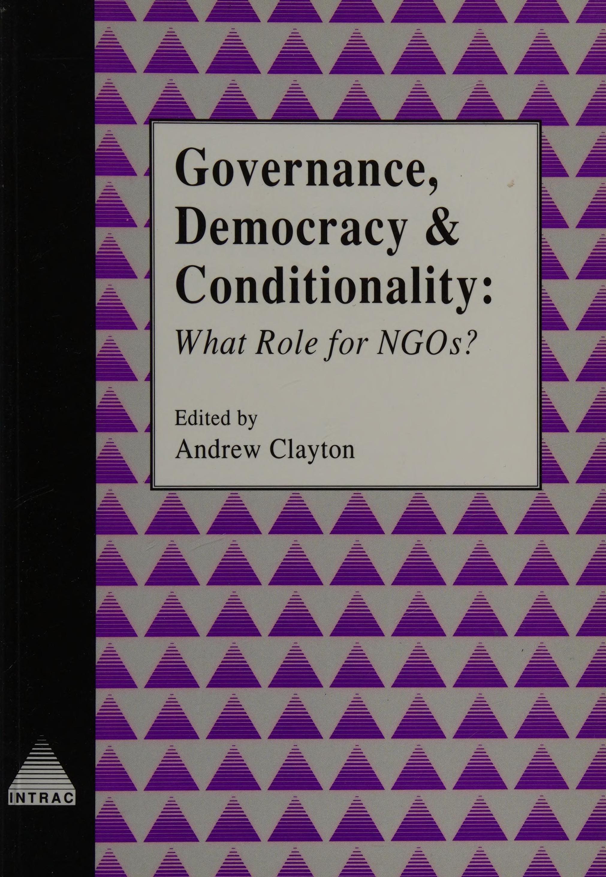 Governance Democracy and Conditionality