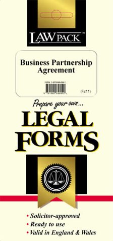 Business Partnership Agreement (Prepare Your Own Legal Forms)
