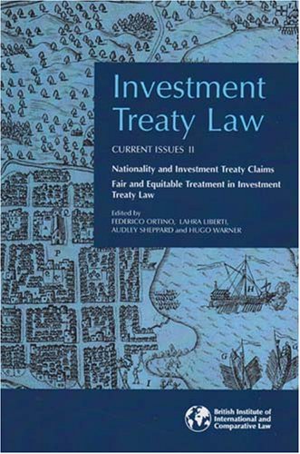 Investment Treaty Law Current Issues