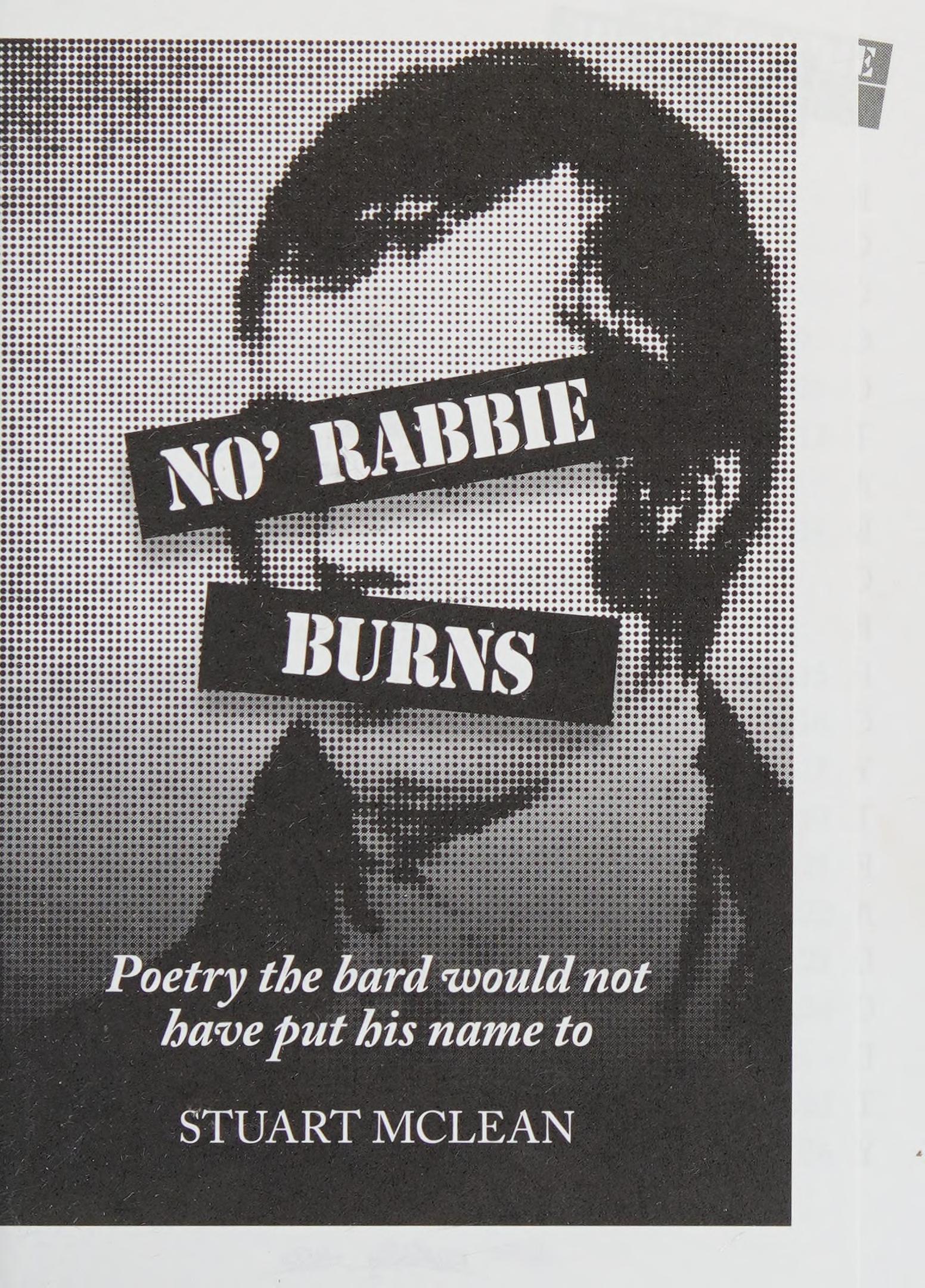No' Rabbie Burns: Poetry The Bard Would Not Have Put His Name To
