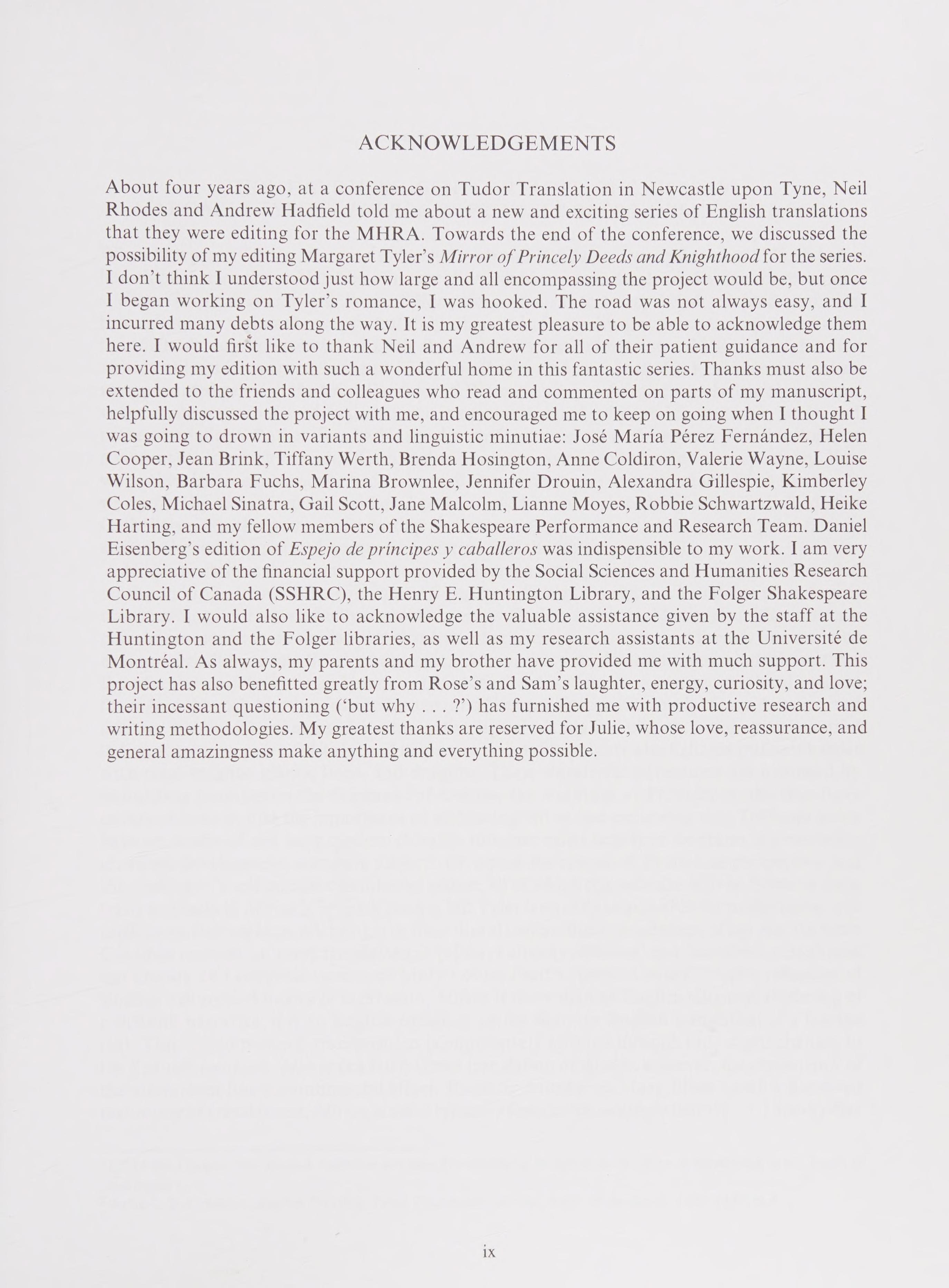 Margaret Tyler, 'Mirror Of Princely Deeds And Knighthood'