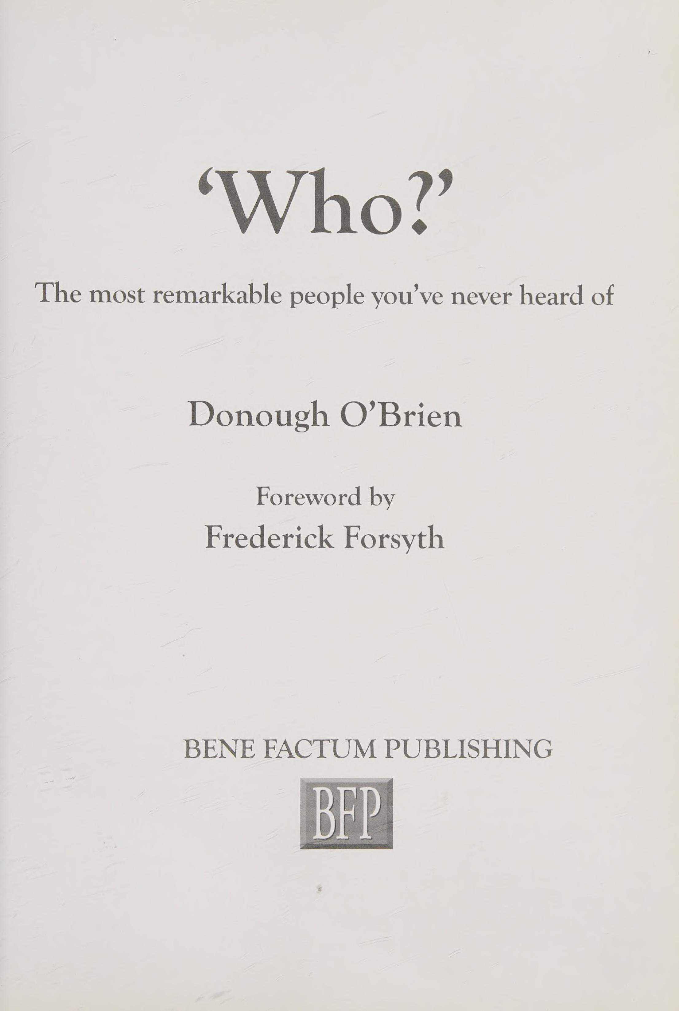 Who?