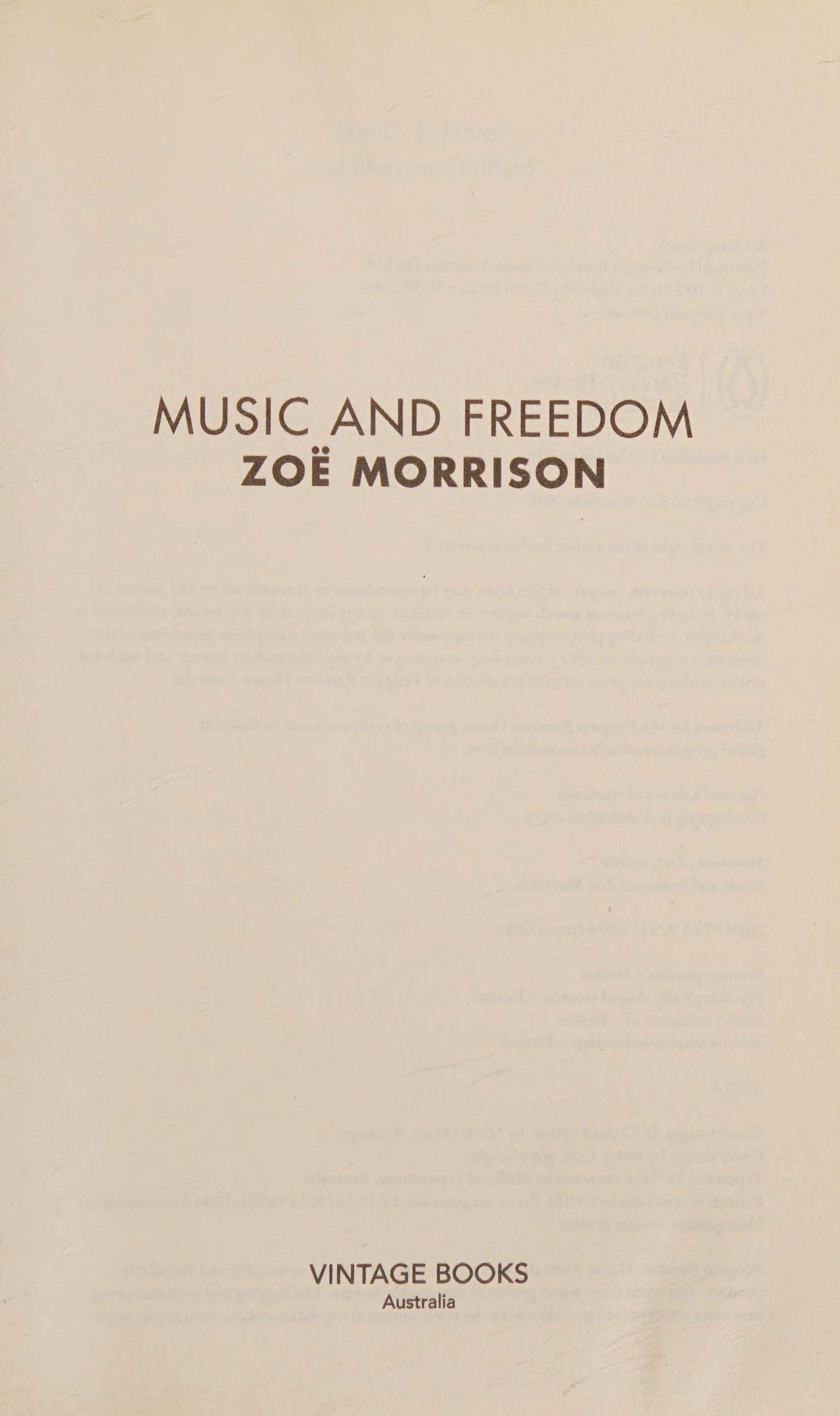 Music and Freedom