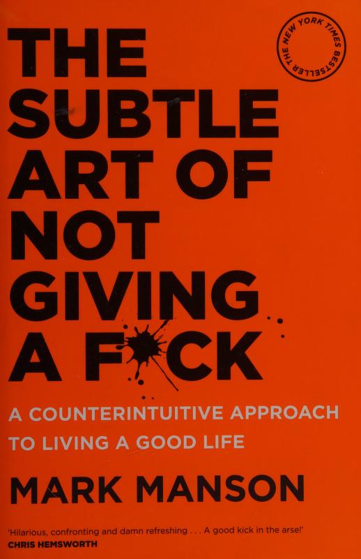 Mark Manson by Mark Manson, ISBN 9781925483598